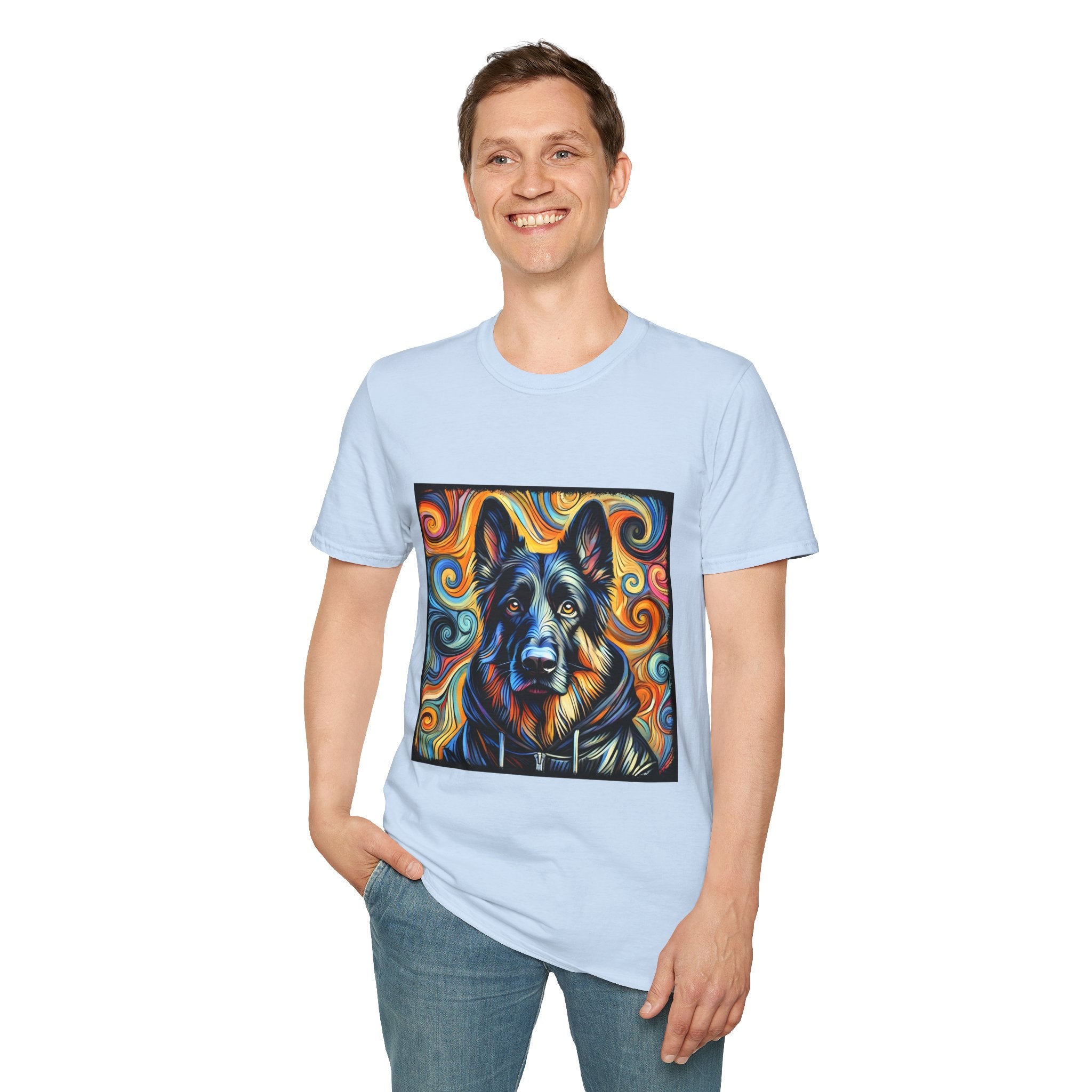 German Shepherd Hoodie Swirl II | Unisex Dog T-Shirt