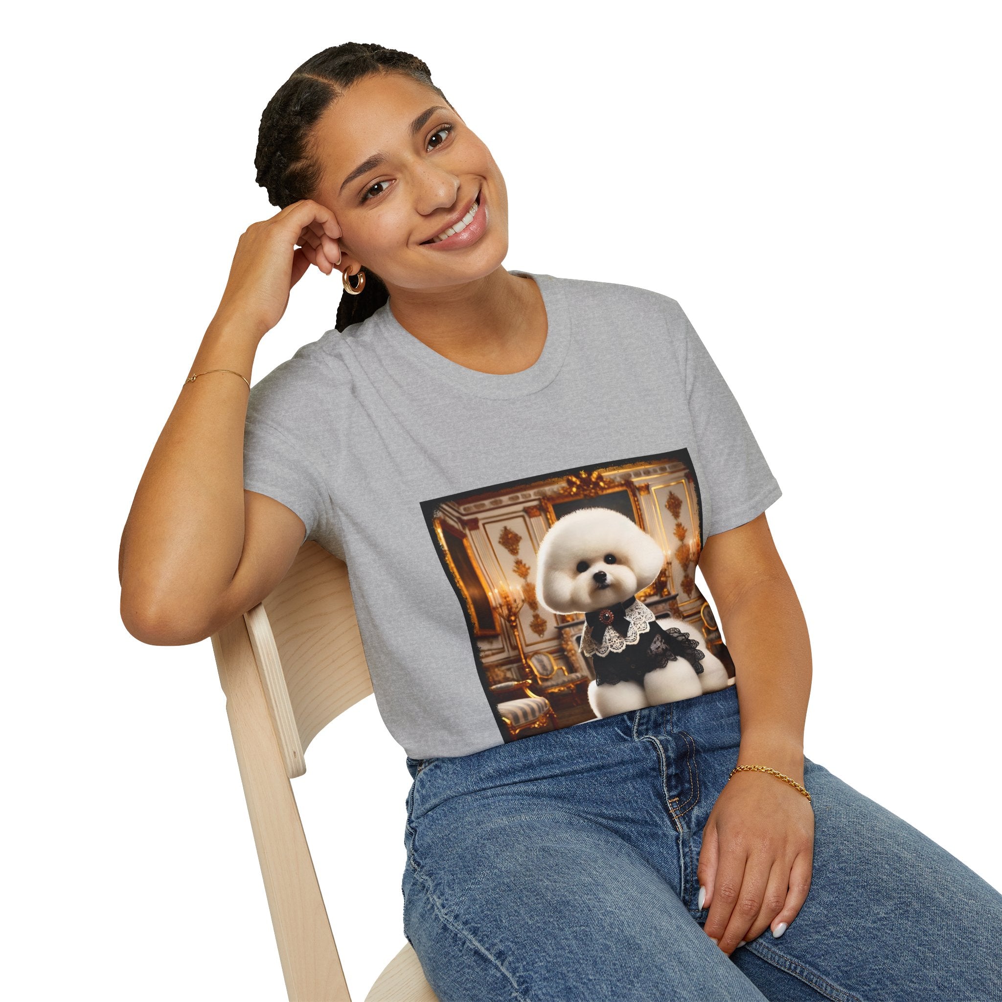 Bichon Frise Posh Paw | Unisex Dog T-Shirt