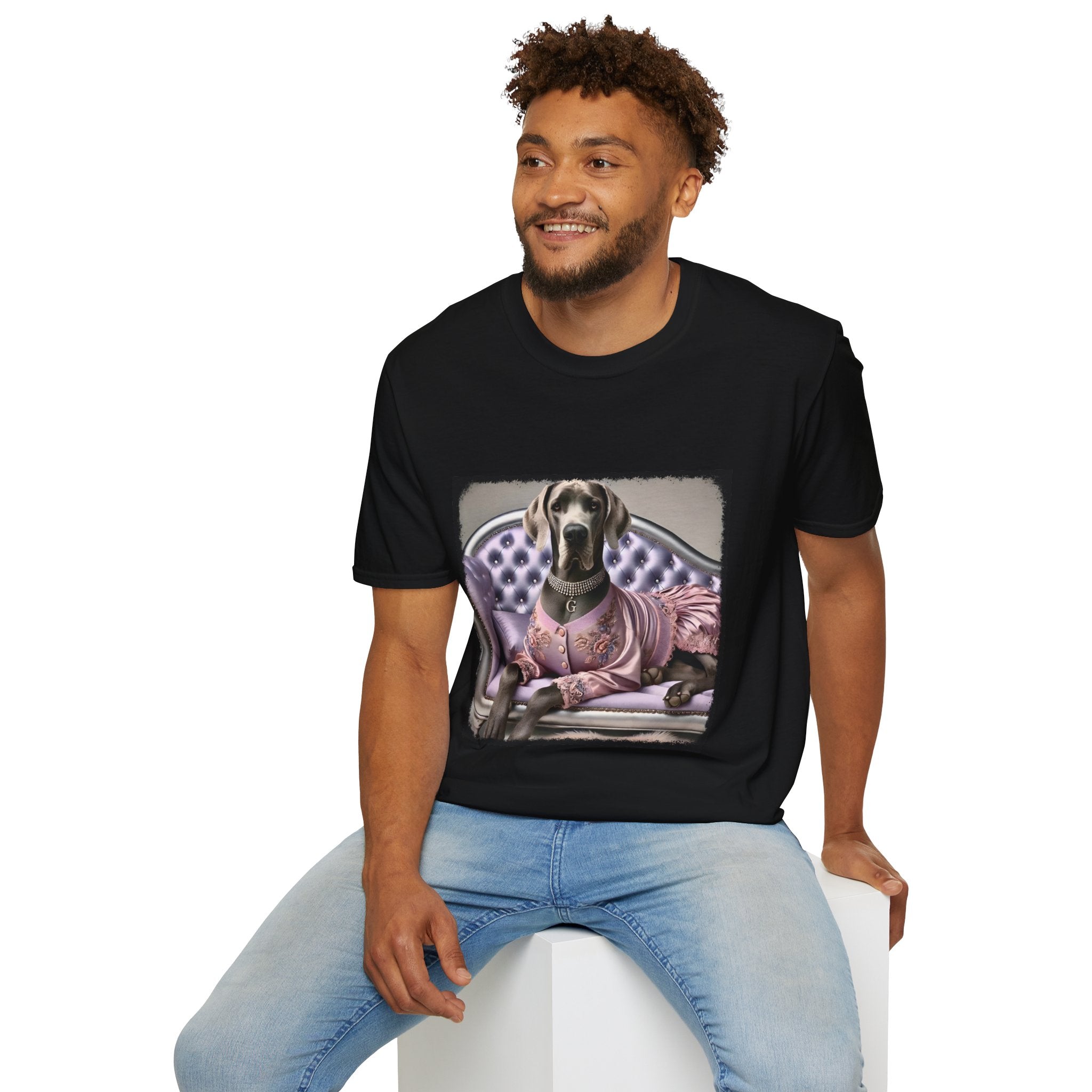 Great Dane Violet Vixen | Unisex Dog T-Shirt