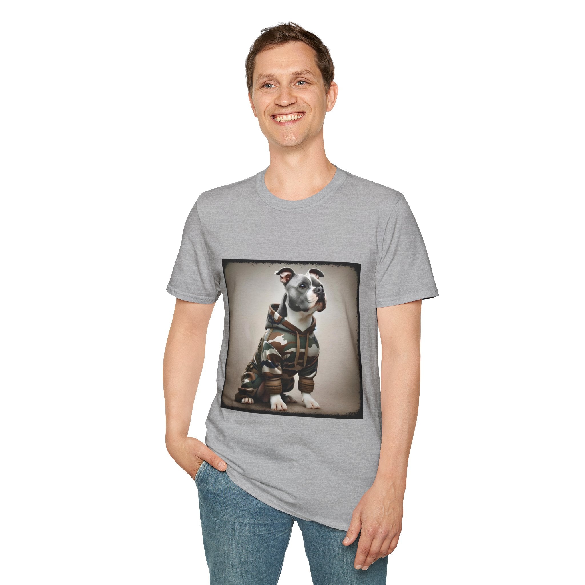 American Pit Bull Terrier Shirt | Camo Cutie Dog Lover Tee