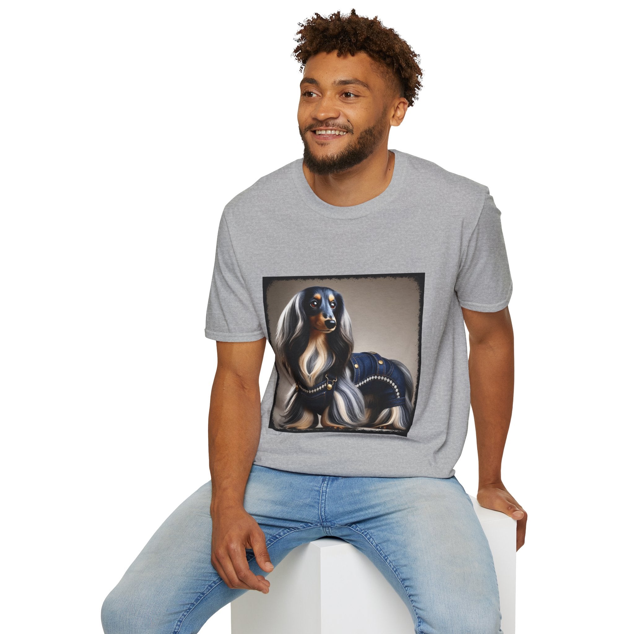 Dachshund Shirt | Denim Diva Dog Lover Tee