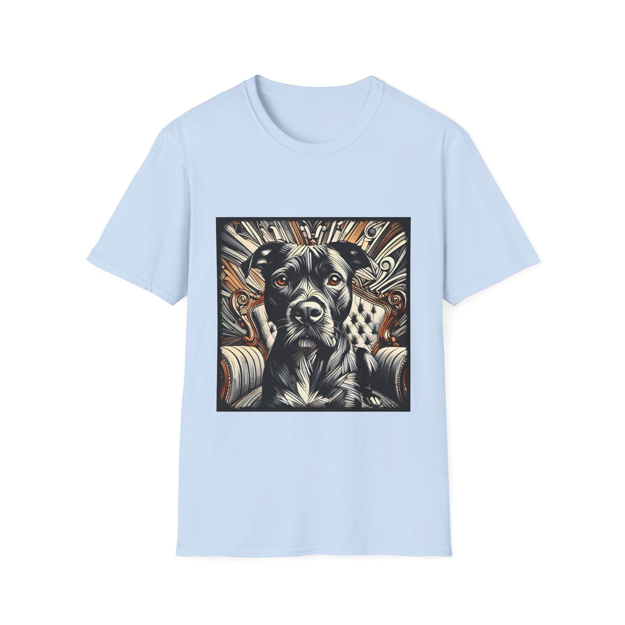 American Pit Bull Terrier Shirt | B&W Brown Eyes Dog Lover Tee