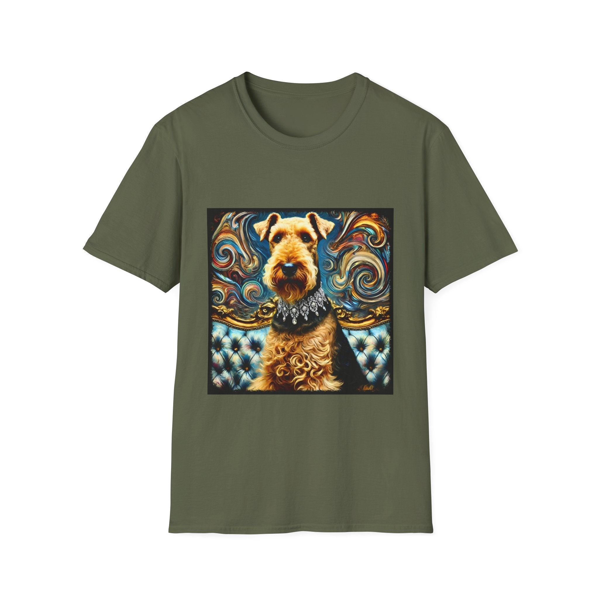 Airedale Terrier Shirt | Glam Swirl Dog Lover Tee