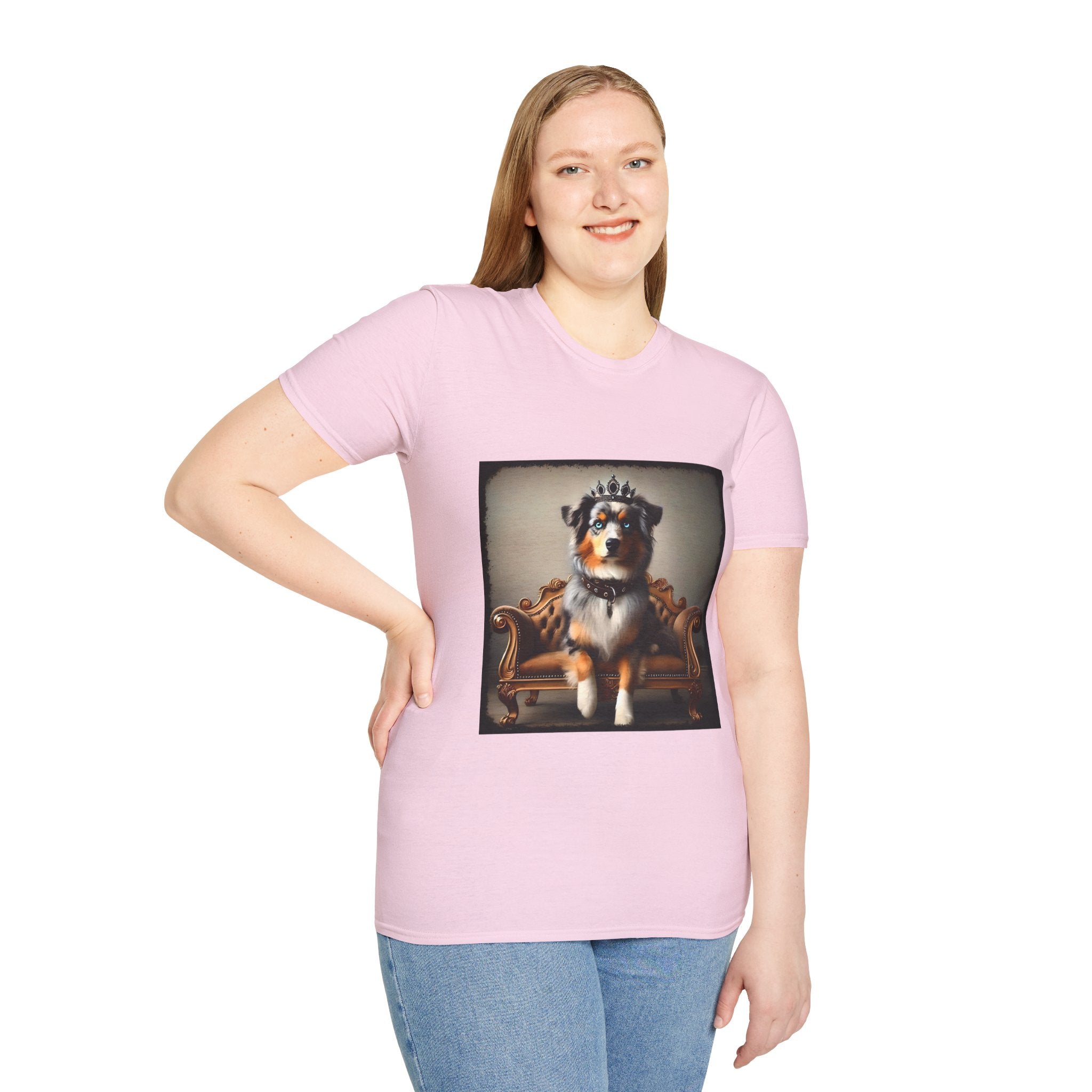 Miniature American Shepherd Crowned Princess | Unisex Dog T-Shirt