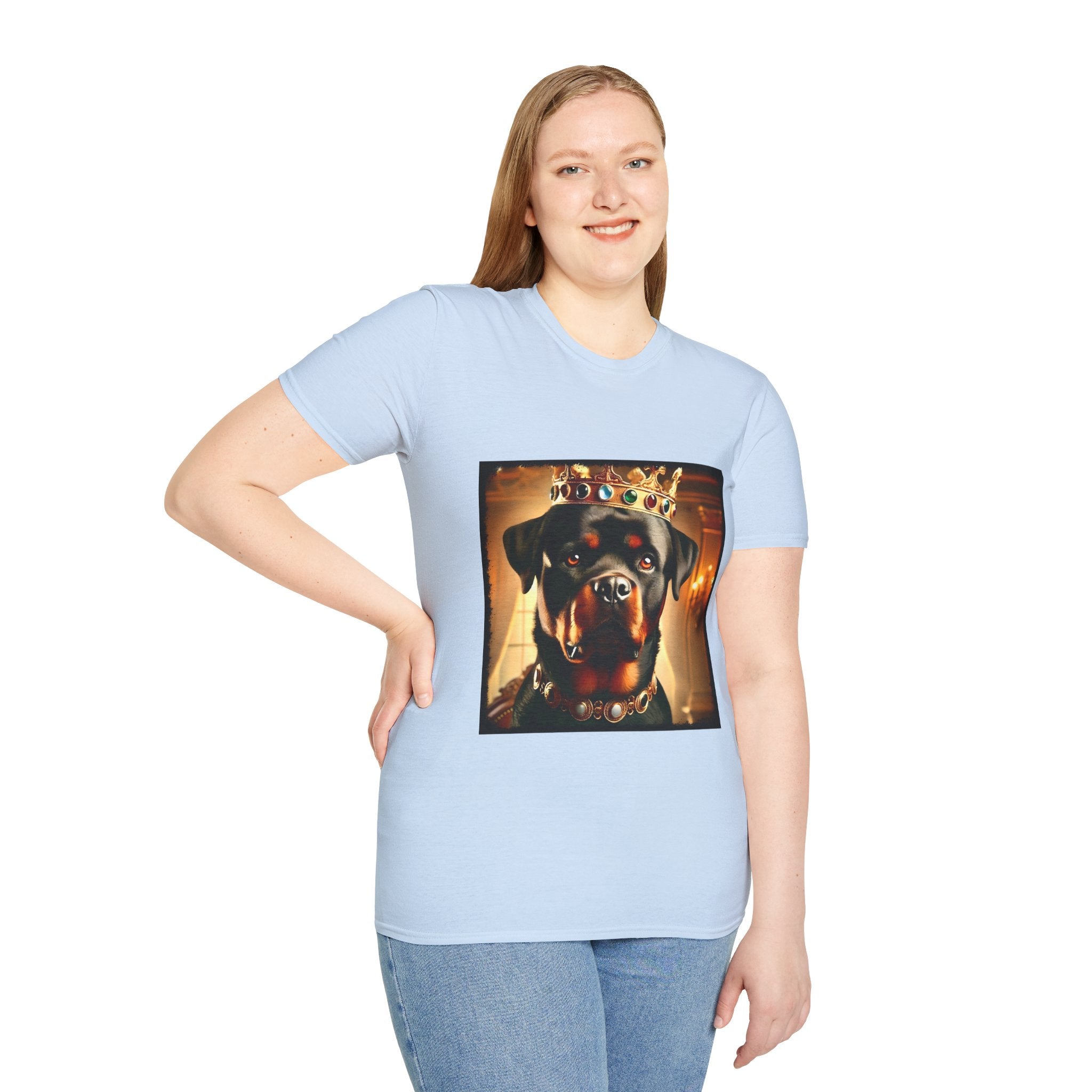Rottweiler Mighty Monarch | Unisex Dog T-Shirt
