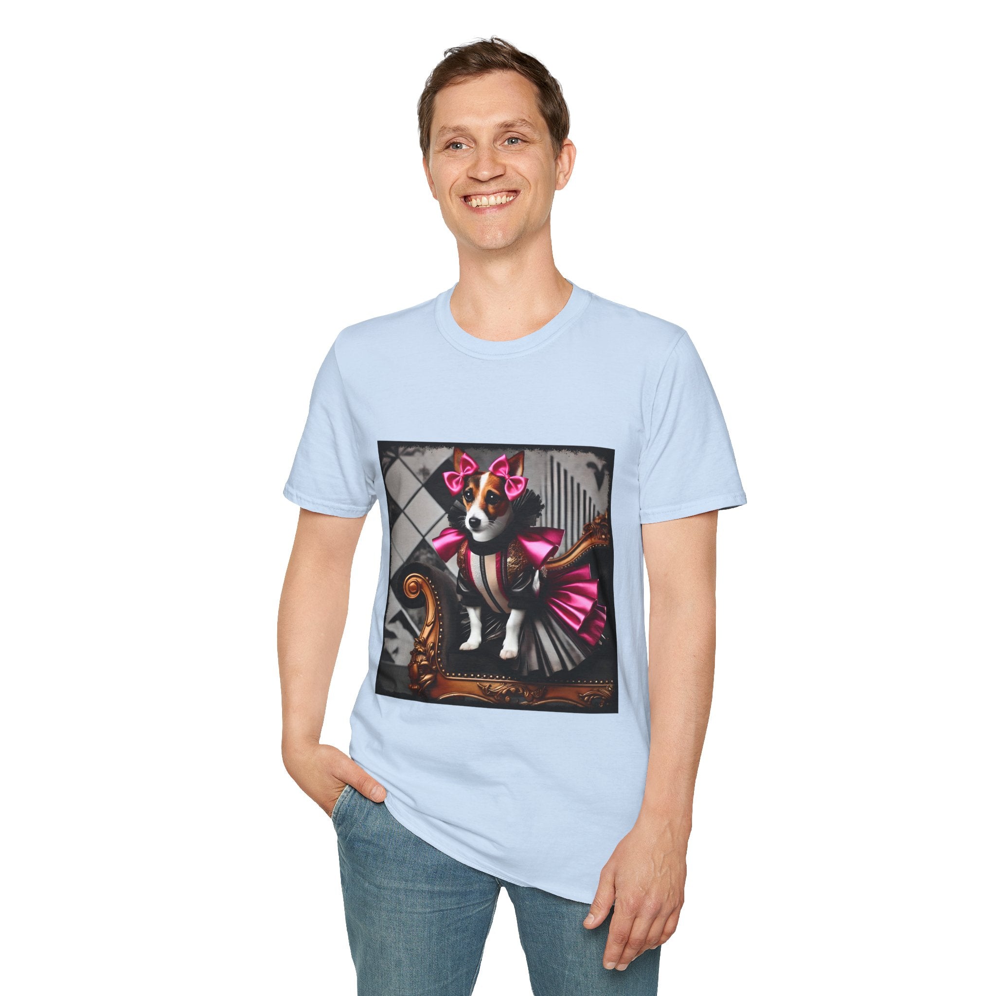 Jack Russell Terrier Pink Rocker | Unisex Dog T-Shirt
