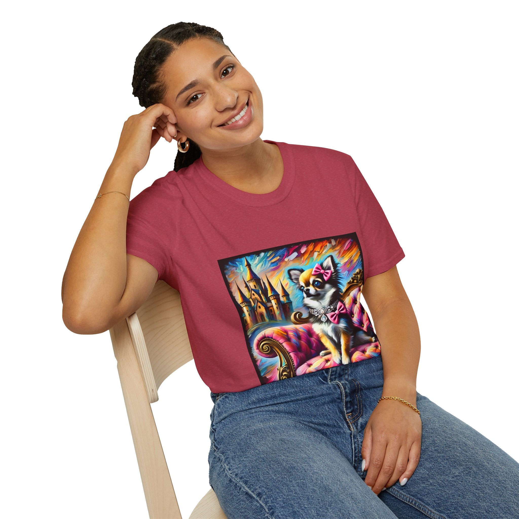 Chihuahua Diamond Princess Classic | Unisex Dog T-Shirt