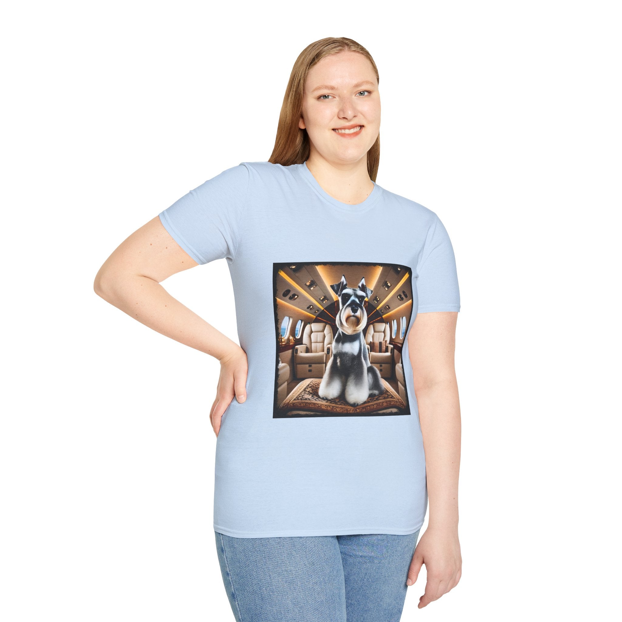 Schnauzer Jet Setter | Unisex Dog T-Shirt