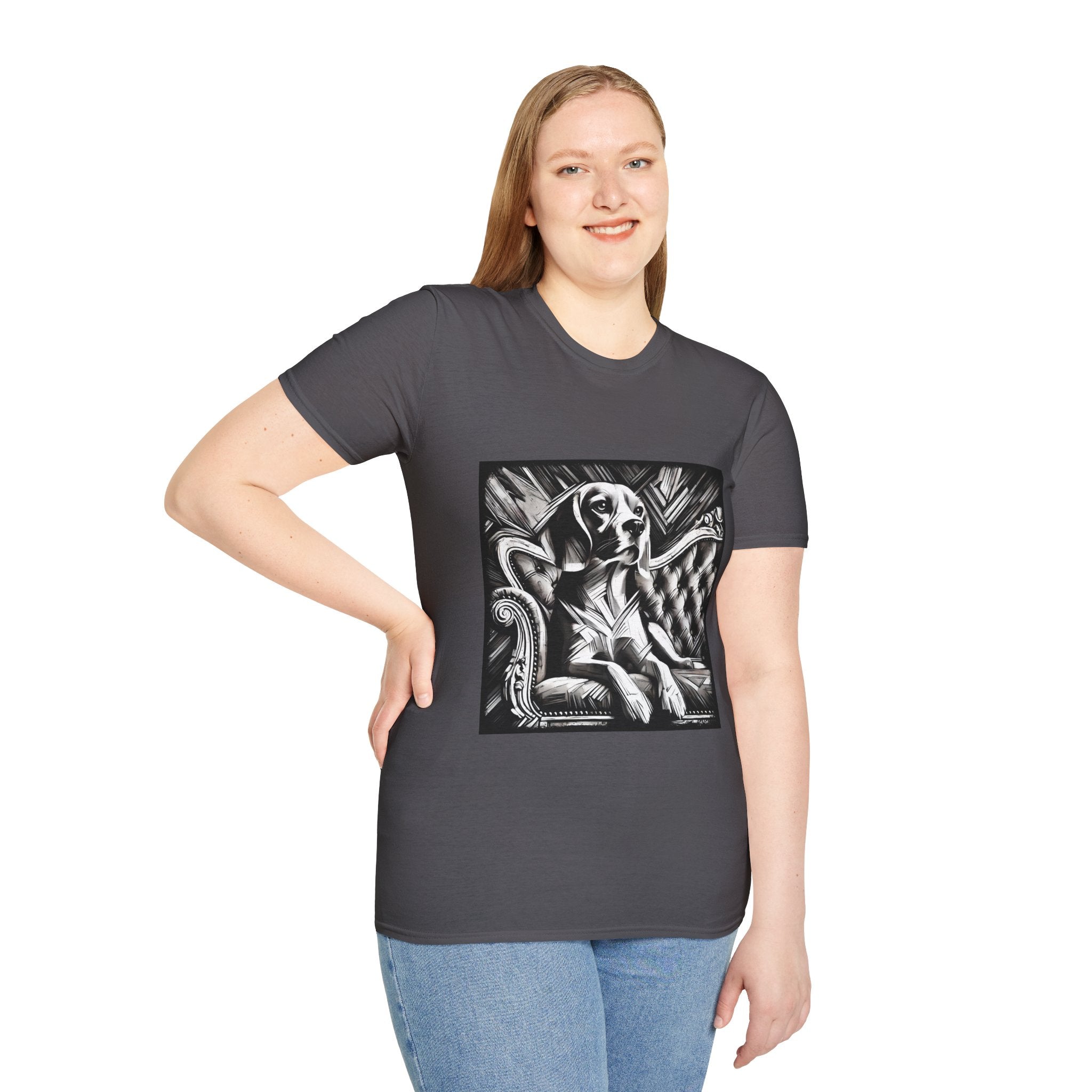 Beagle B&W Bold | Unisex Dog T-Shirt