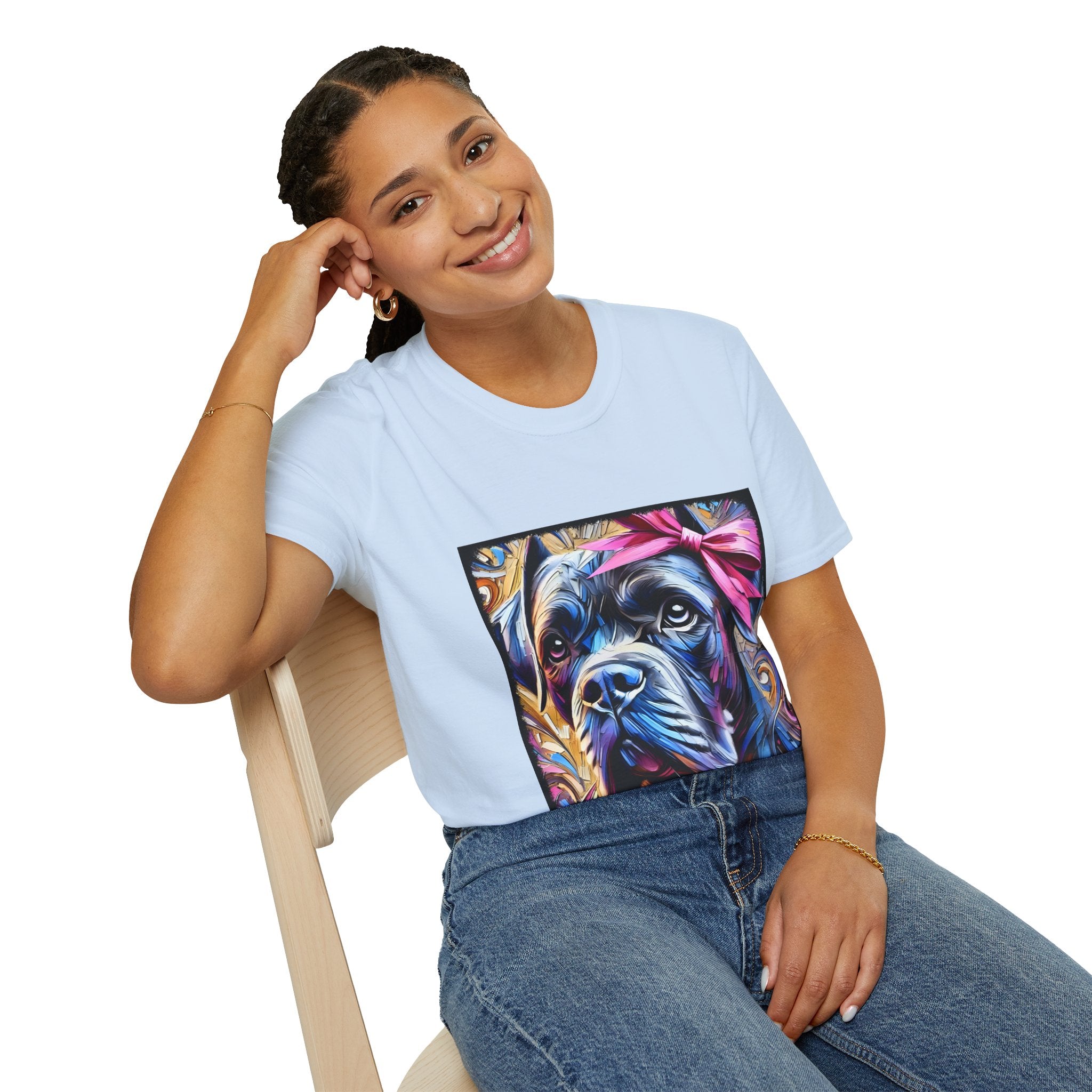Cane Corso Beautiful Blue Swirl | Unisex Dog T-Shirt
