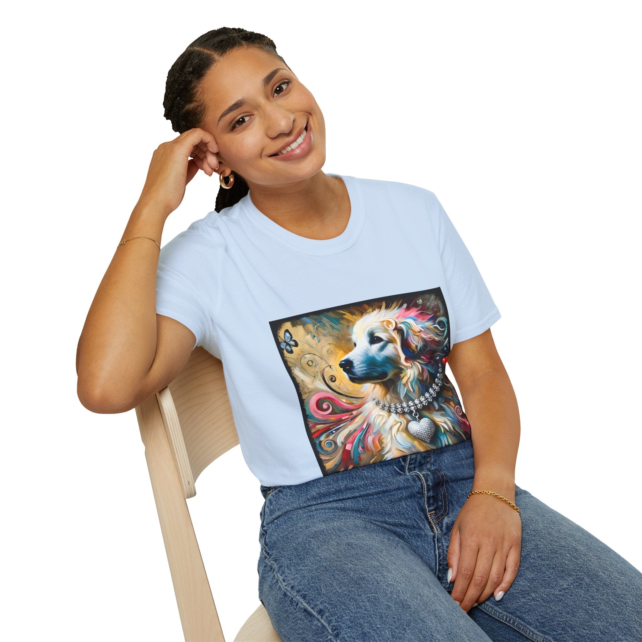 Great Pyrenees Blissful Swirl | Unisex Dog T-Shirt