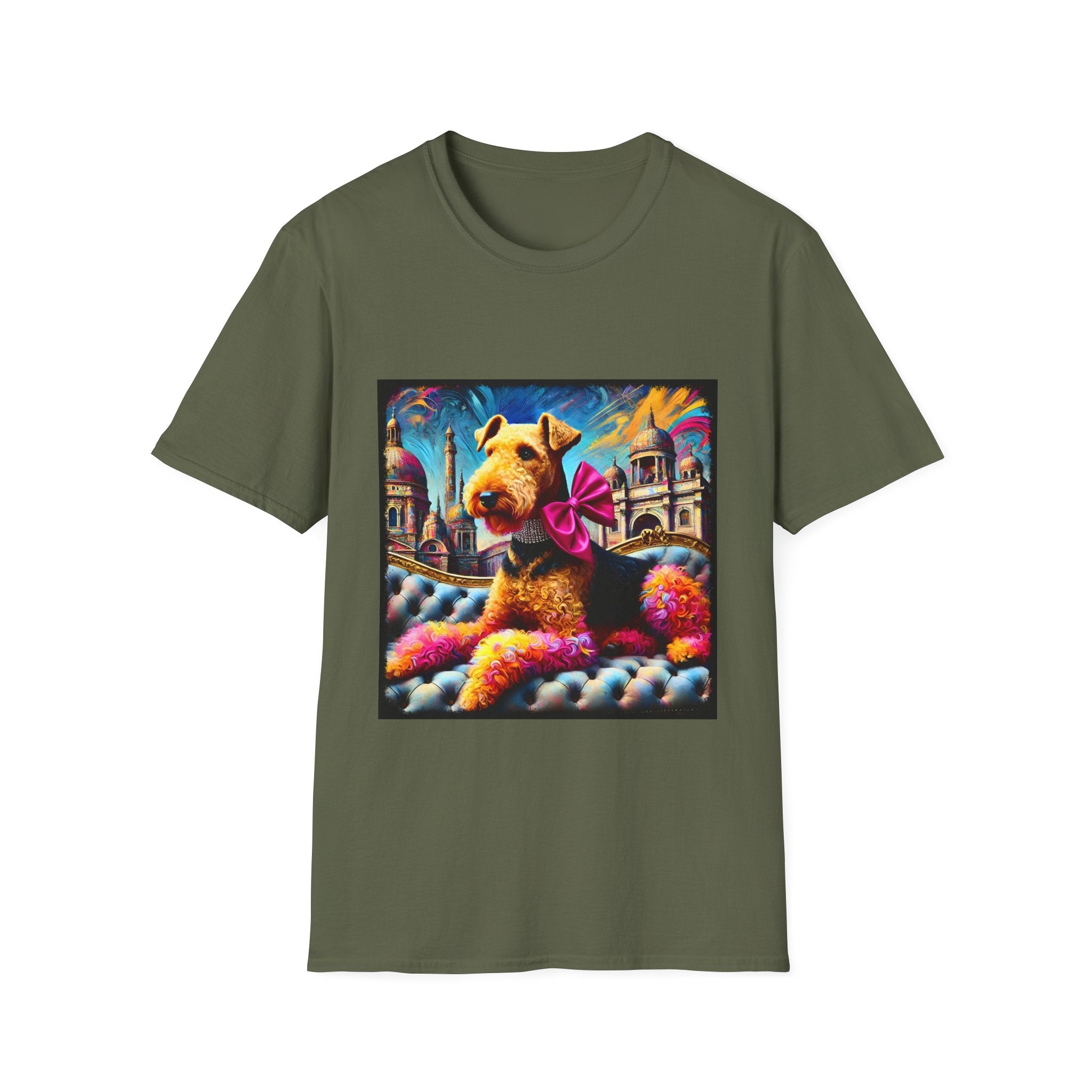 Airedale Terrier Shirt | Pink Charm Classic Dog Lover Tee