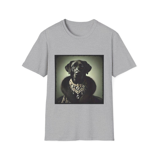 Labrador Retriever Diamond Drip design dog lover unisex t-shirt in sport grey