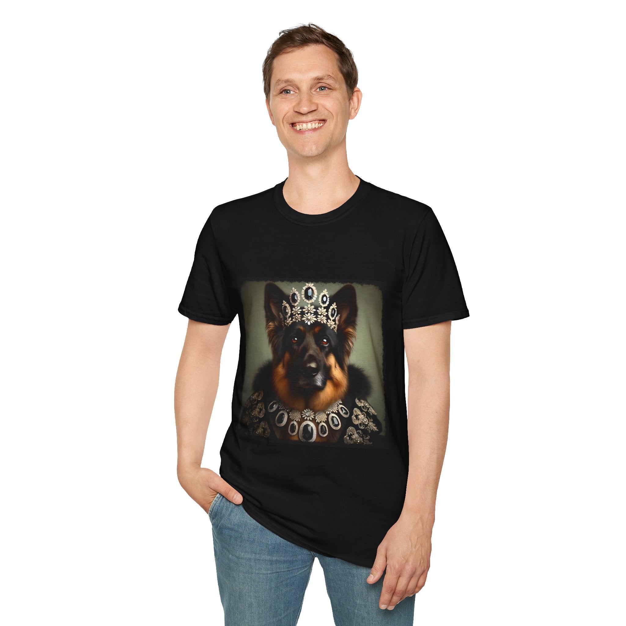 German Shepherd Onyx Queen | Unisex Dog T-Shirt