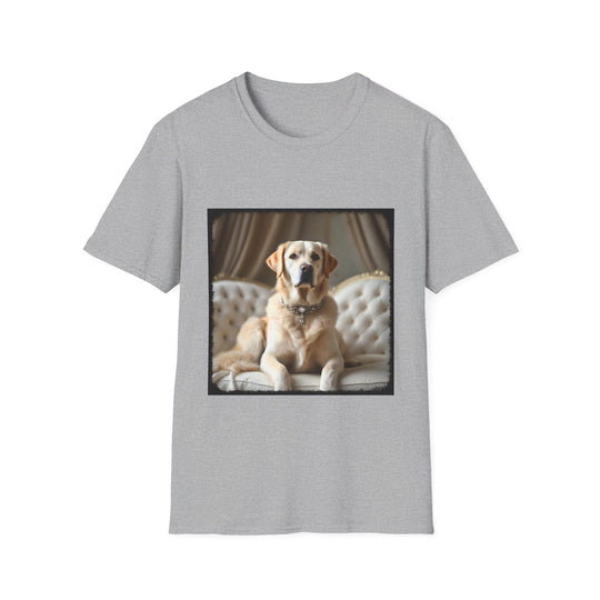 Labrador Retriever Duchess Drip design dog lover unisex t-shirt in sport grey