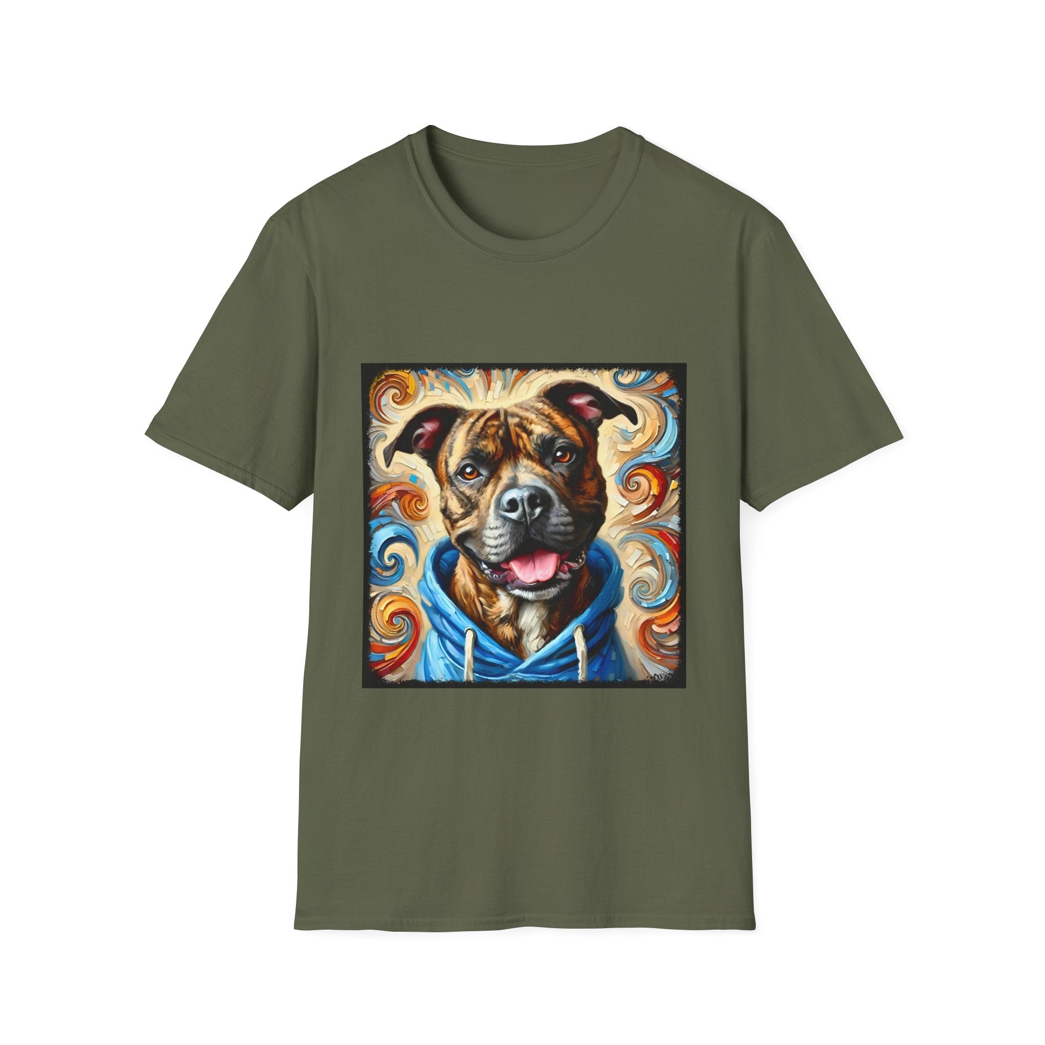 American Pit Bull Terrier Shirt | Brindle Swirl Dog Lover Tee