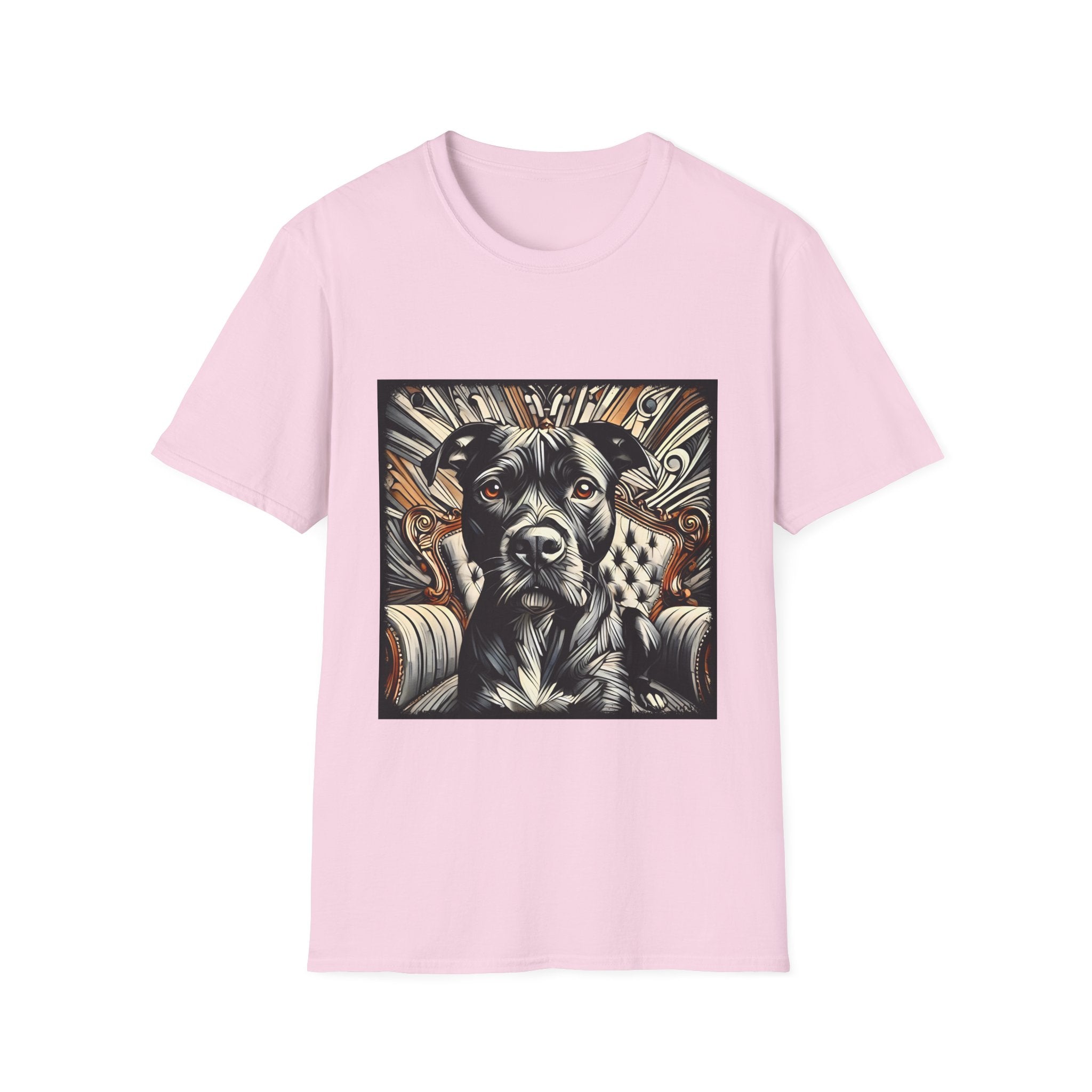 American Pit Bull Terrier Shirt | B&W Brown Eyes Dog Lover Tee
