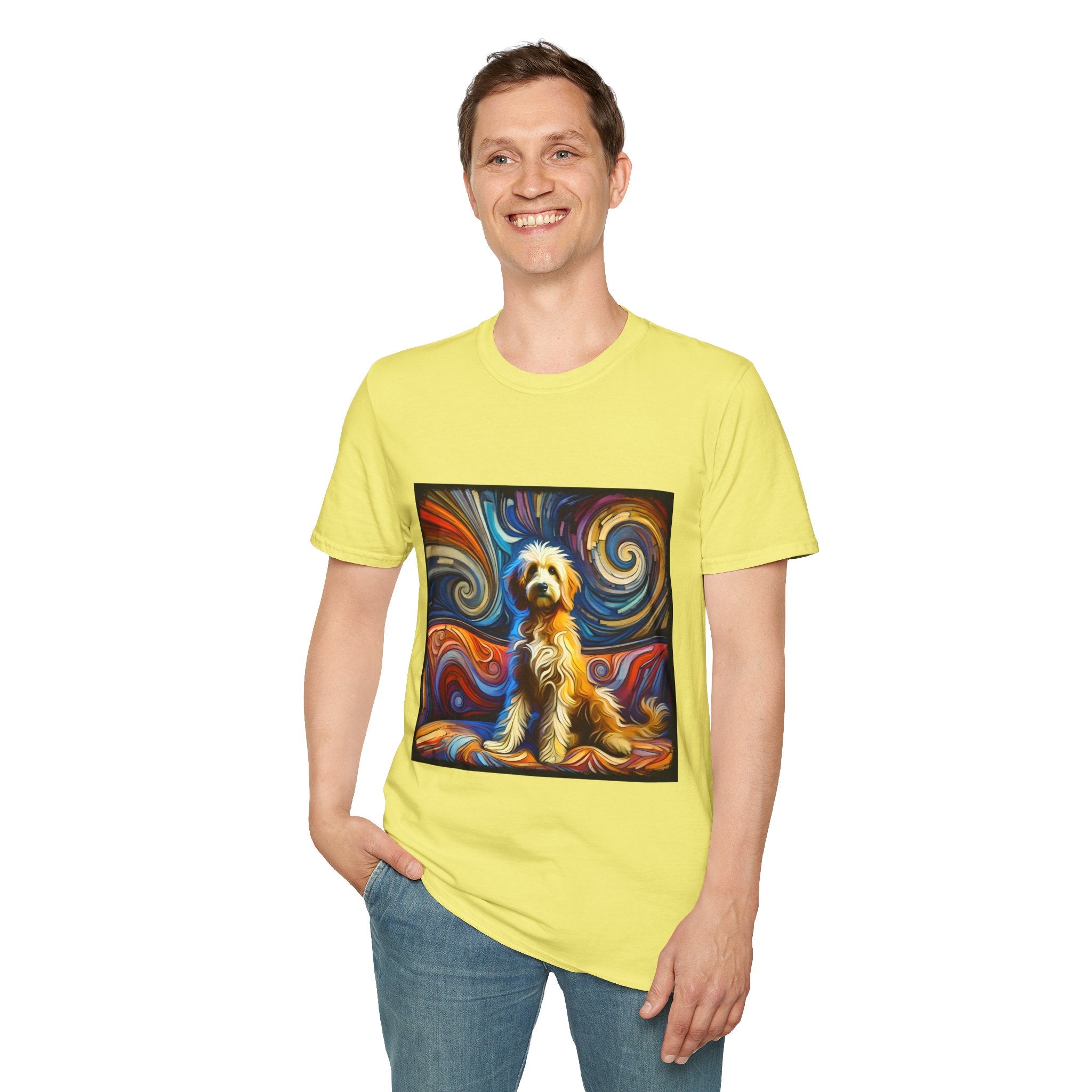 Goldendoodle Multicolored Swirl | Unisex Dog T-Shirt