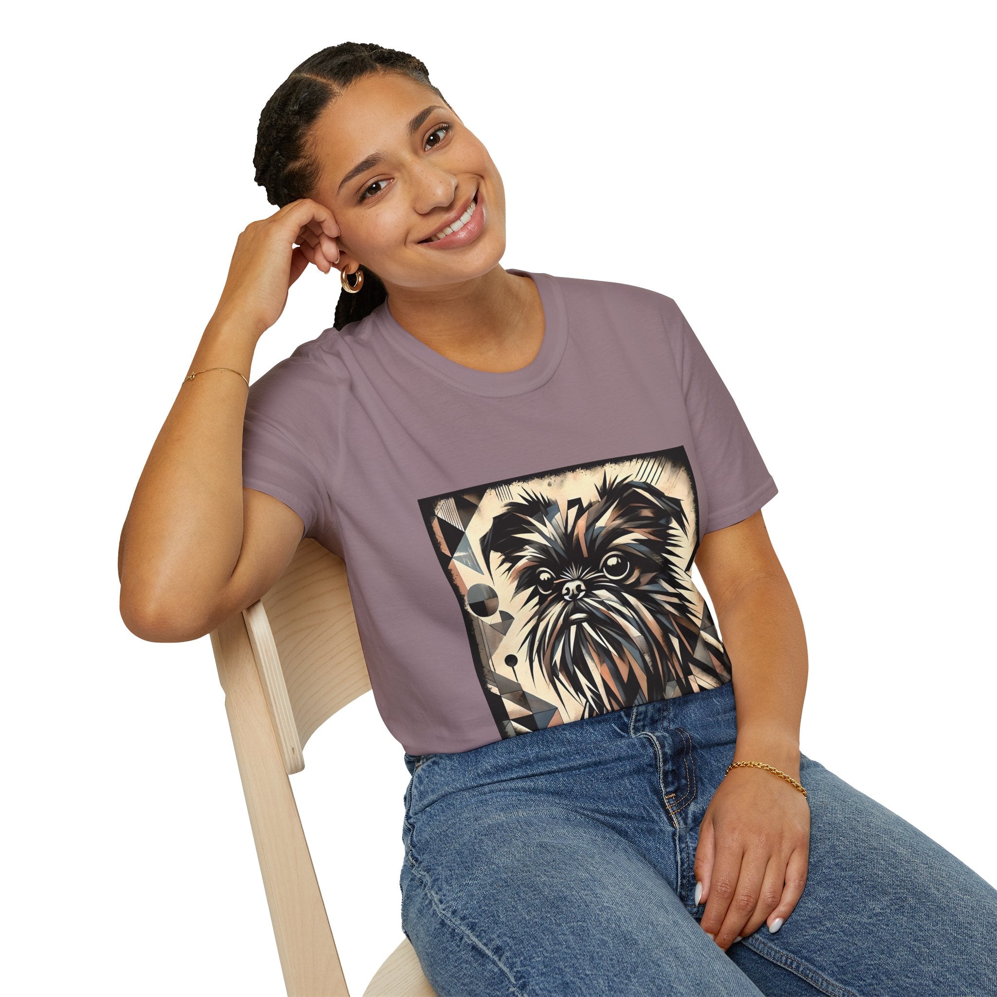 Brussels Griffon Bold Geometric | Unisex Dog T-Shirt