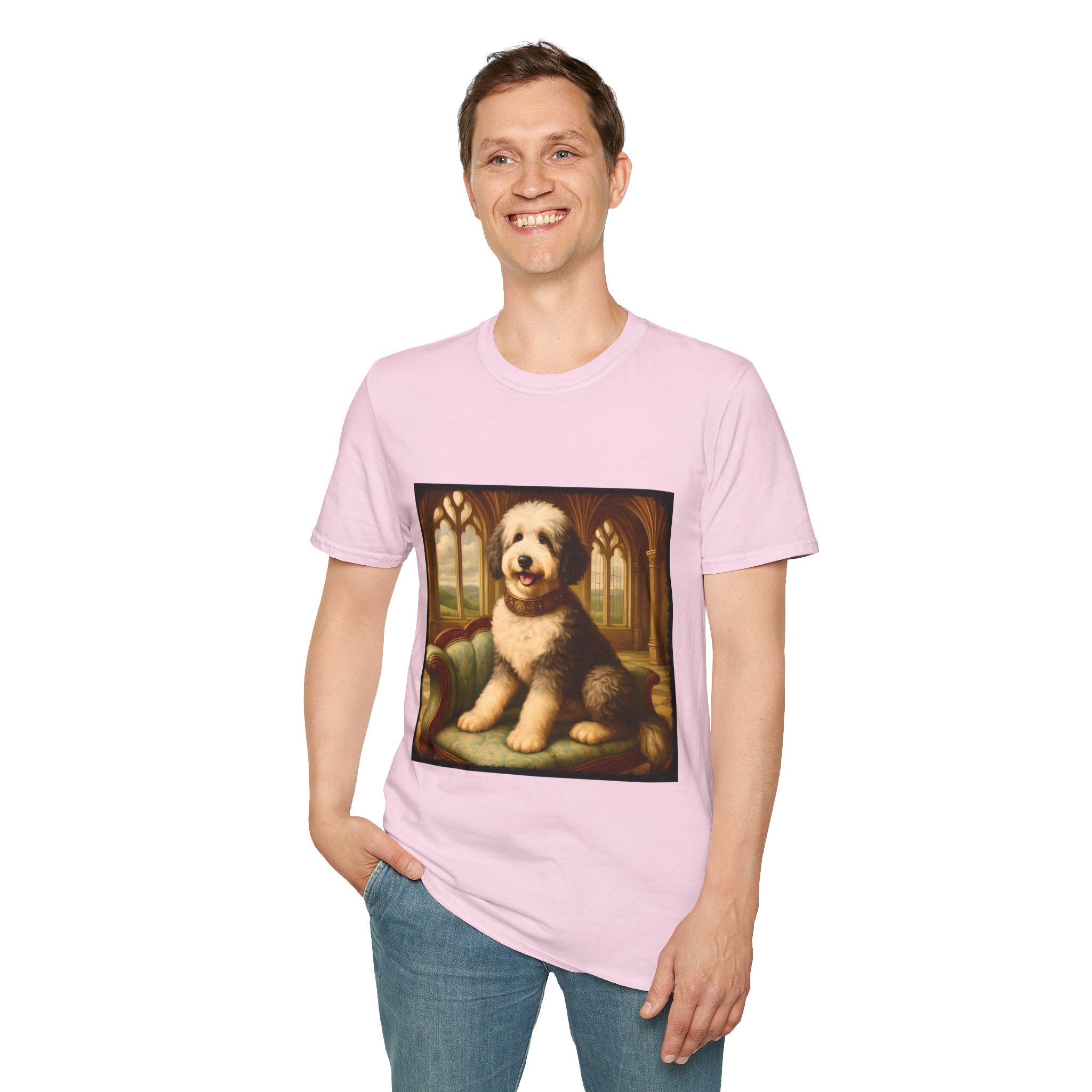 Sheepadoodle Posh Prince | Unisex Dog T-Shirt