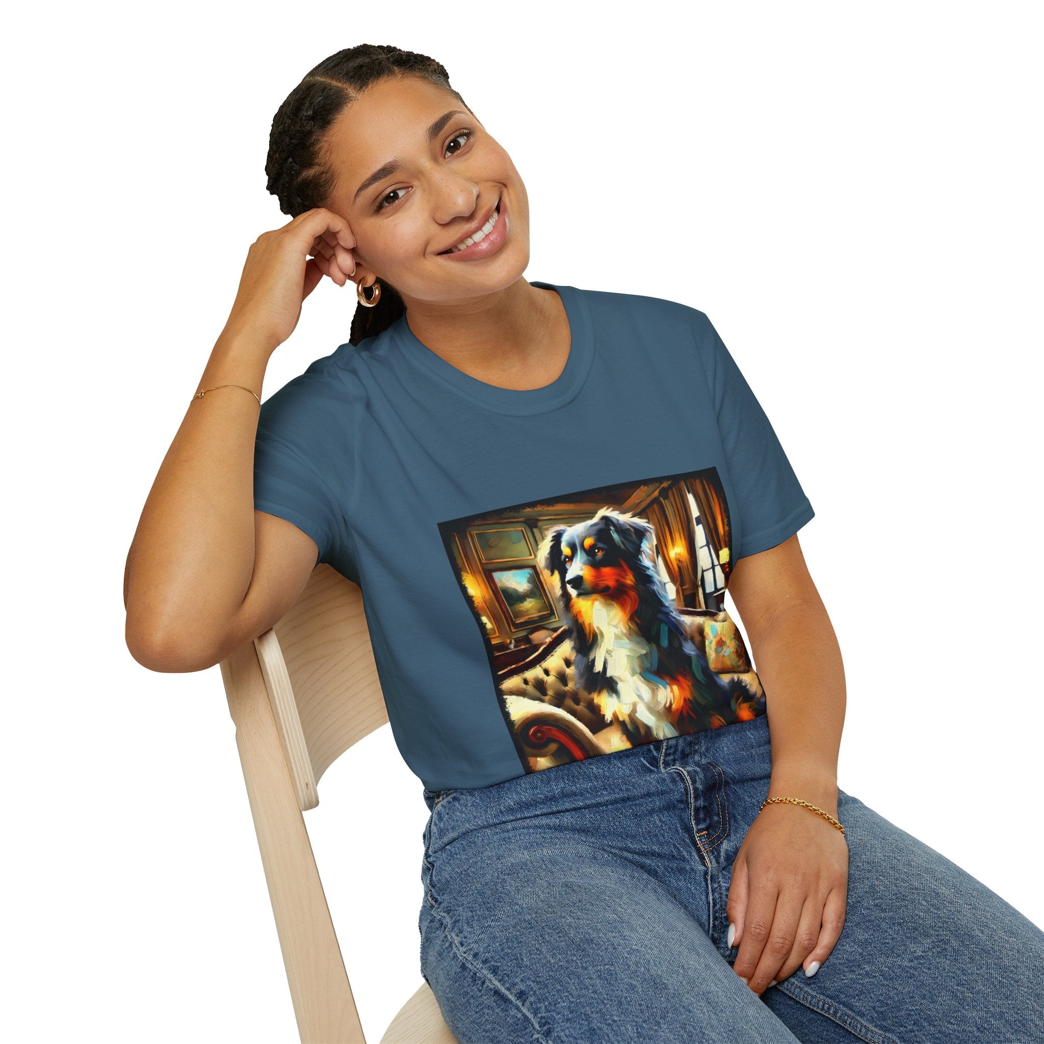 Australian Shepherd Elegant Classic | Unisex Dog T-Shirt