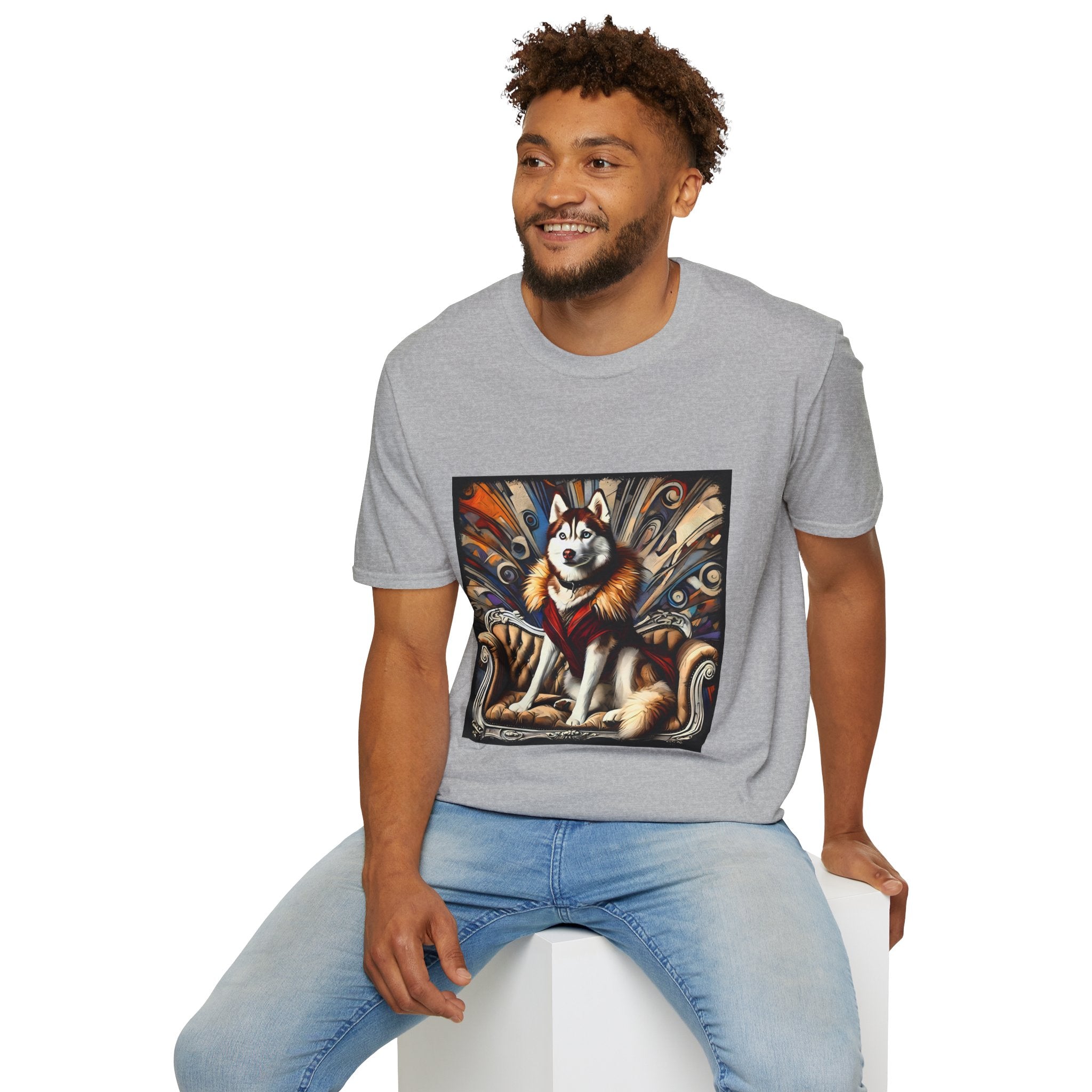 Siberian Husky Bold Rebel | Unisex Dog T-Shirt