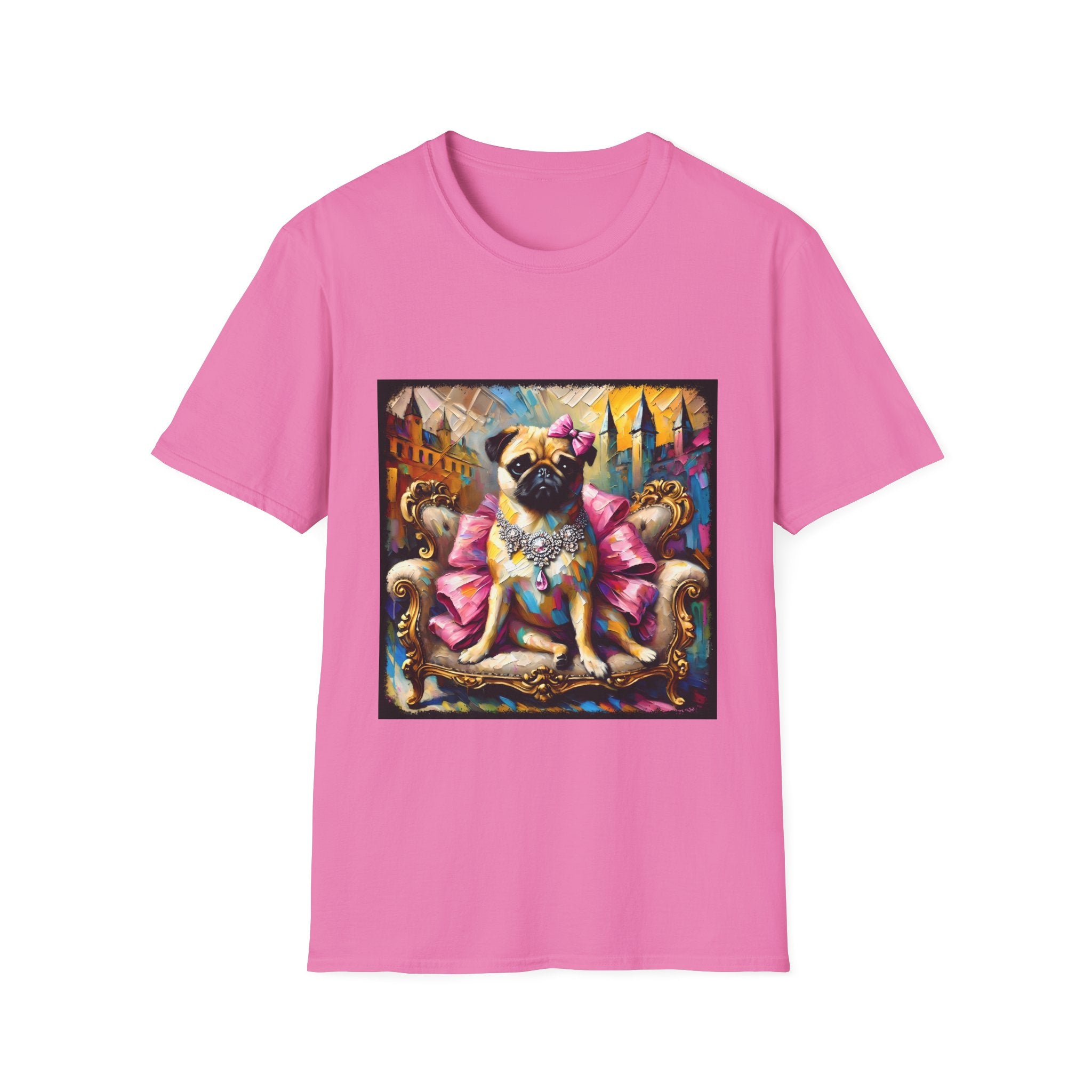 Pug Diamond Princess Classic | Unisex Dog T-Shirt