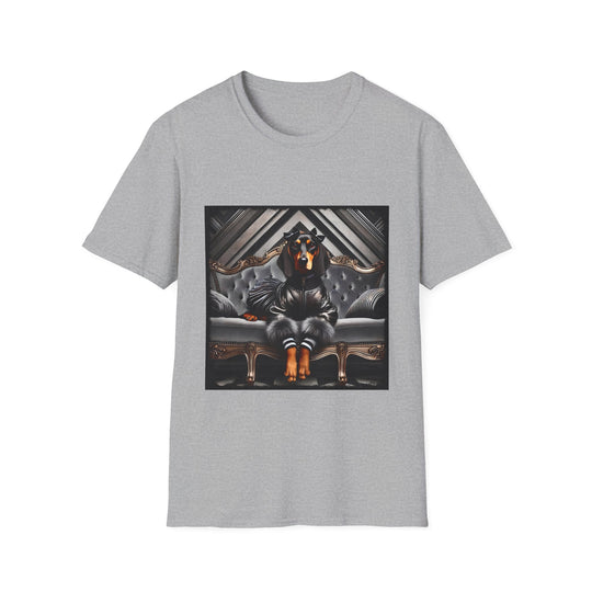 Coonhound True Trendsetter design dog lover unisex t-shirt in sport grey