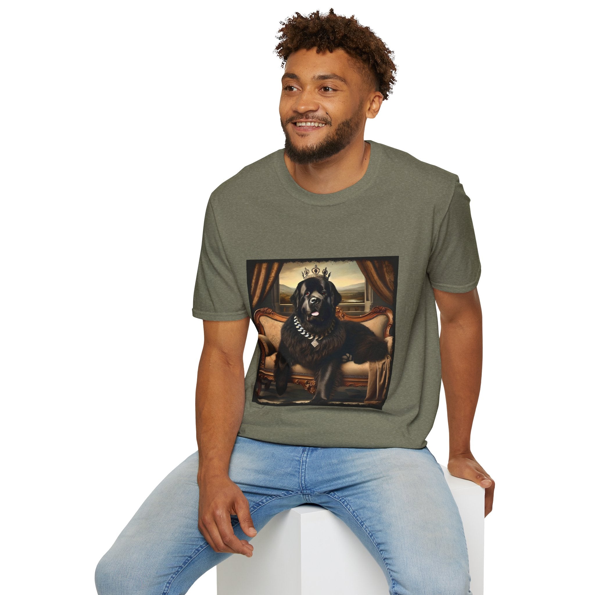 Newfoundland Posh Prince | Unisex Dog T-Shirt
