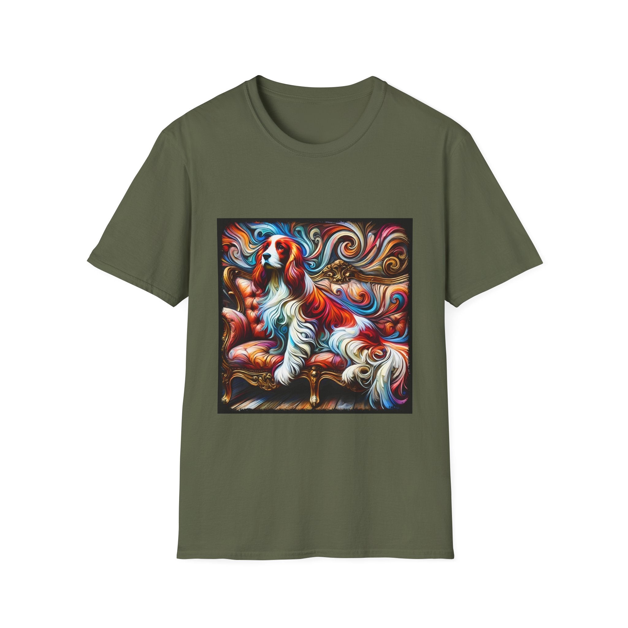 English Springer Spaniel Bold Swirl | Unisex Dog T-Shirt