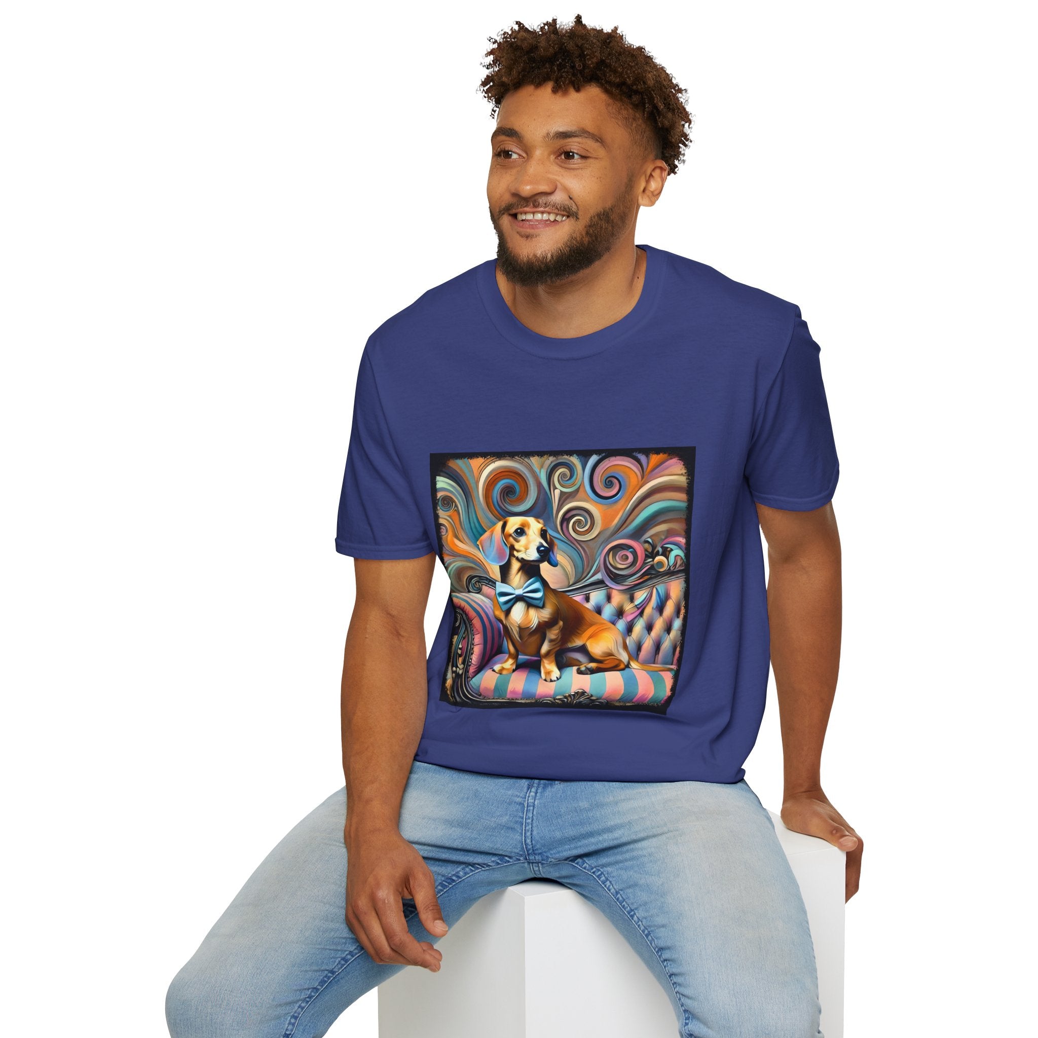 Dachshund Warm Swirl | Unisex Dog T-Shirt