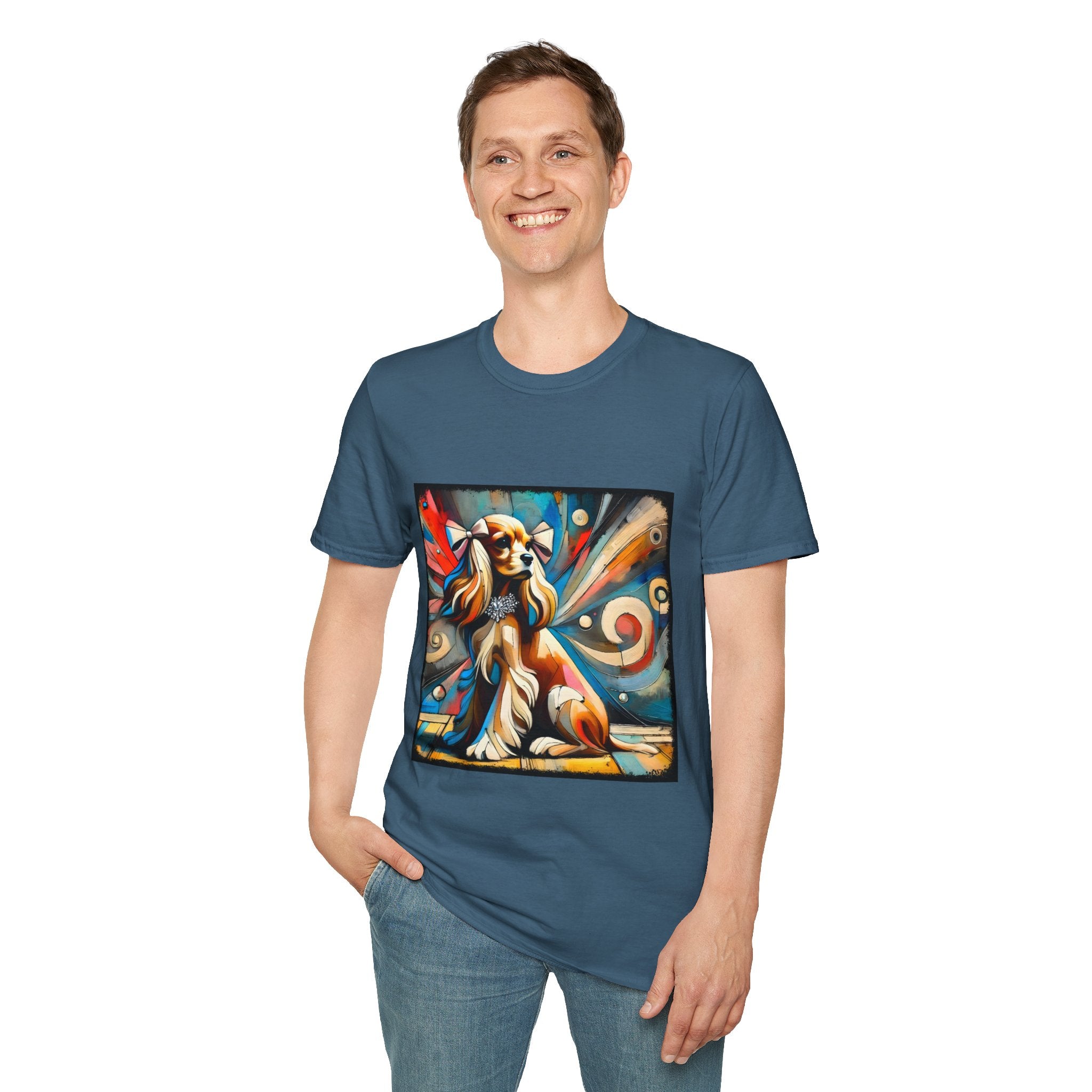 Cocker Spaniel Vivid Swirl | Unisex Dog T-Shirt