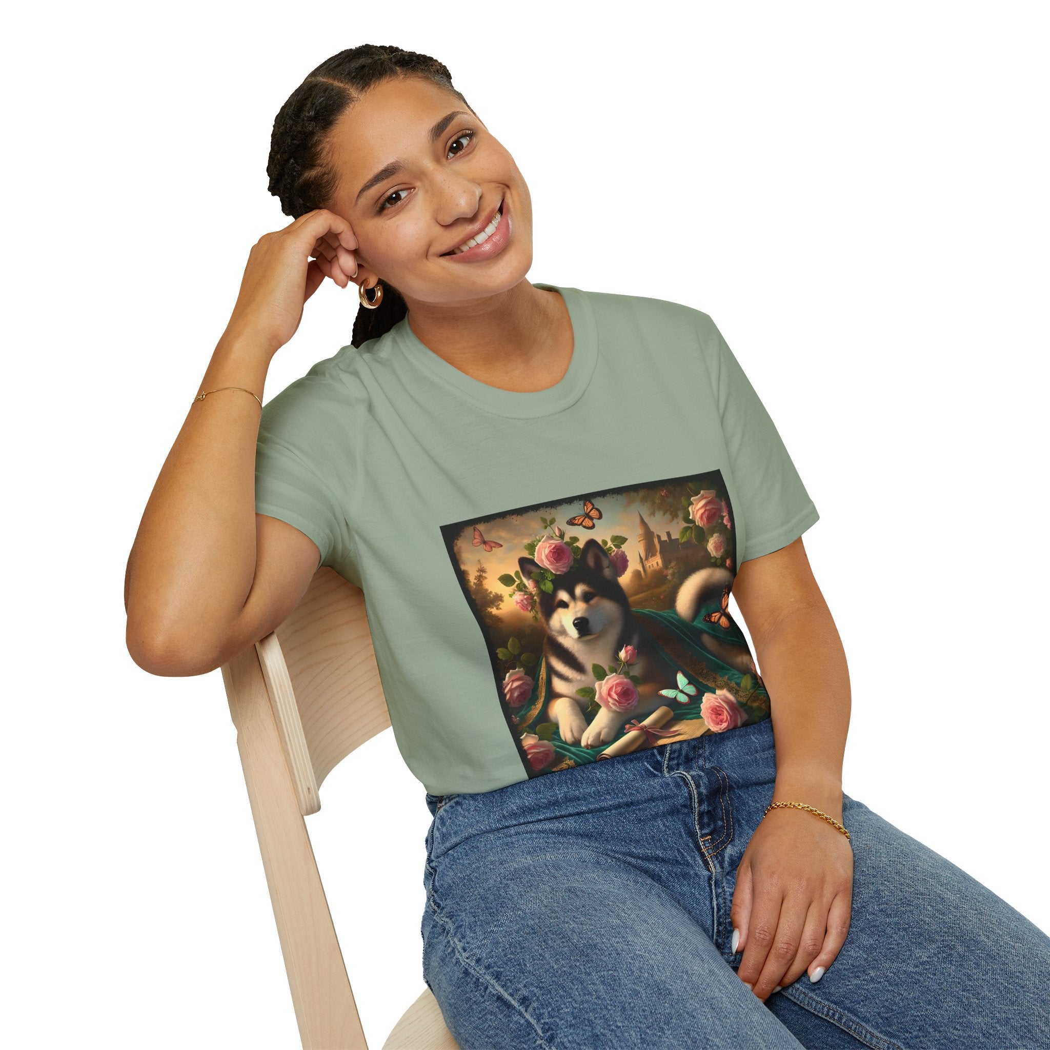 Akita Shirt | Garden Grace Dog Lover Tee