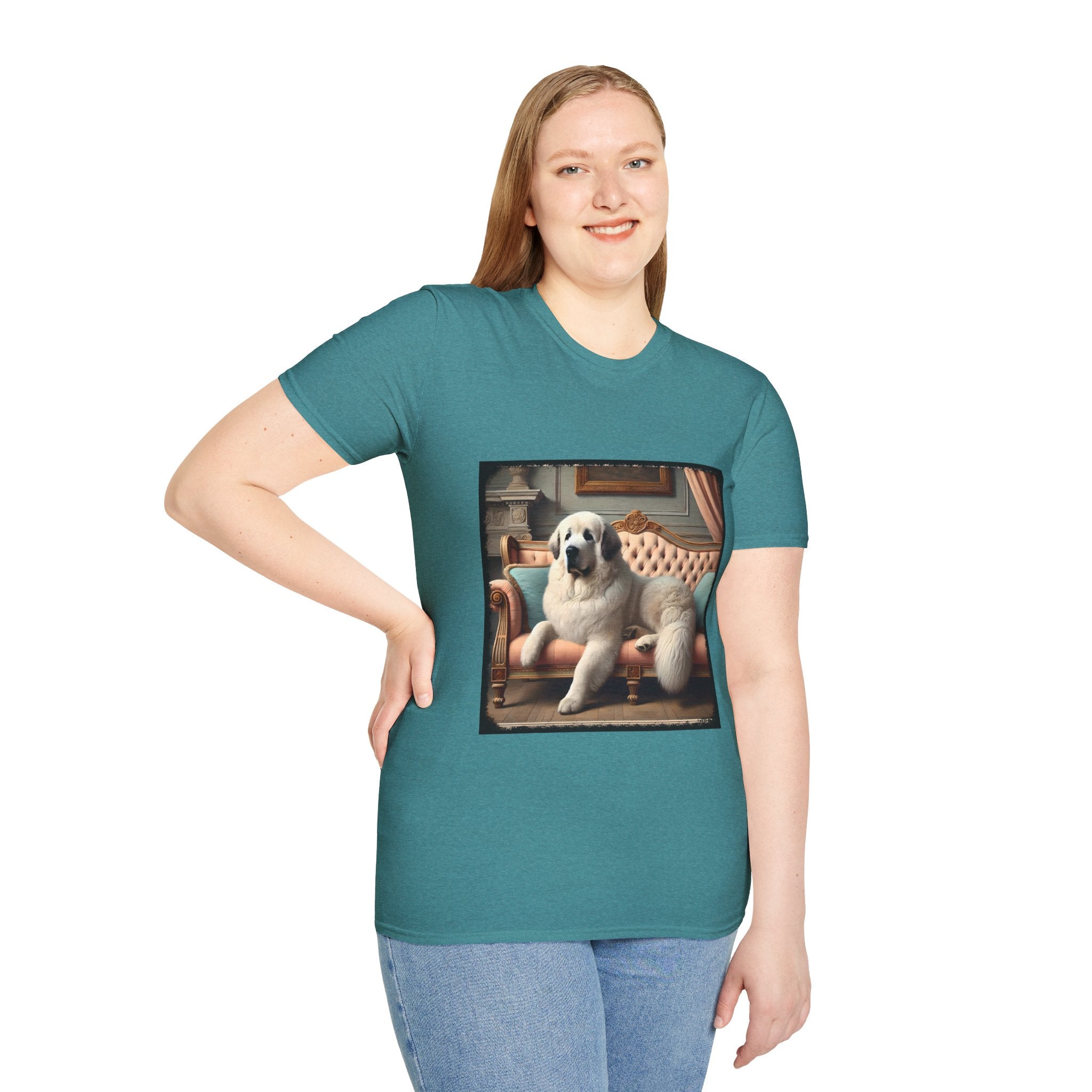 Great Pyrenees Poised Portrait | Unisex Dog T-Shirt