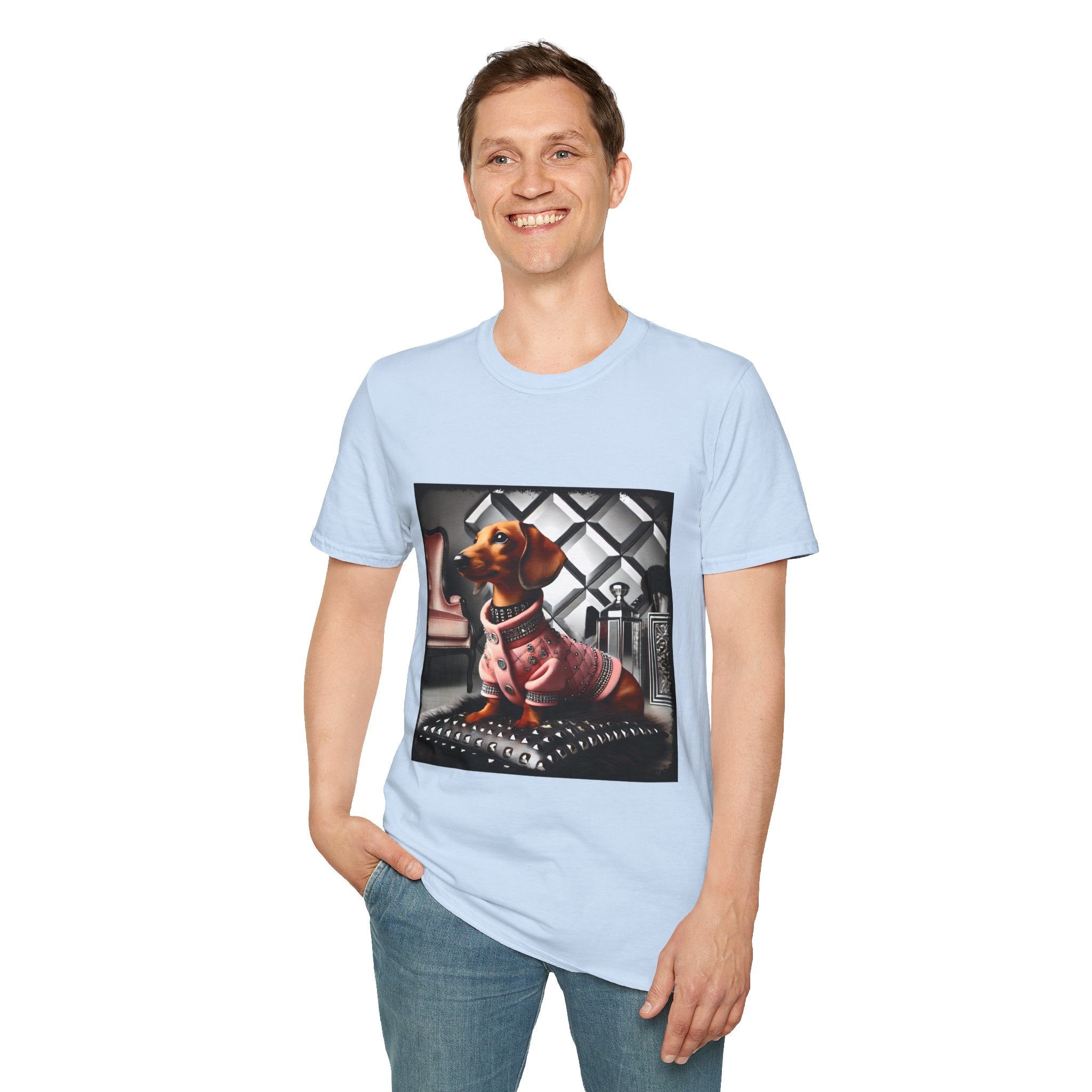 Dachshund Glam Icon | Unisex Dog T-Shirt