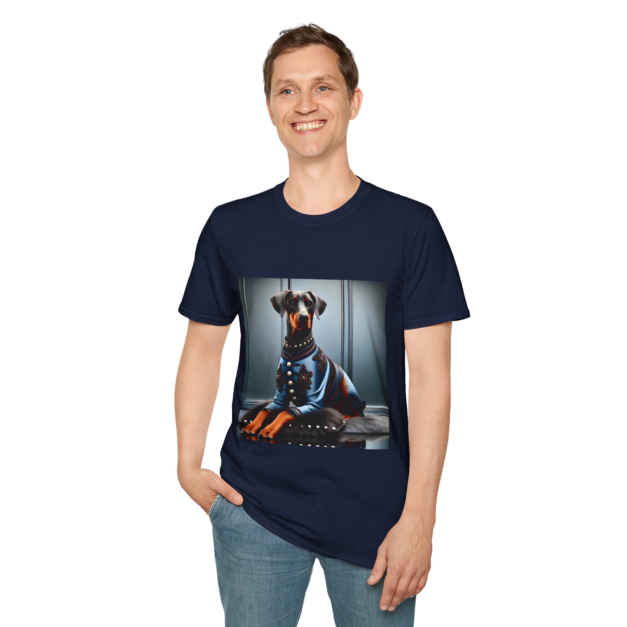 Doberman Pinscher Blue Belle | Unisex Dog T-Shirt