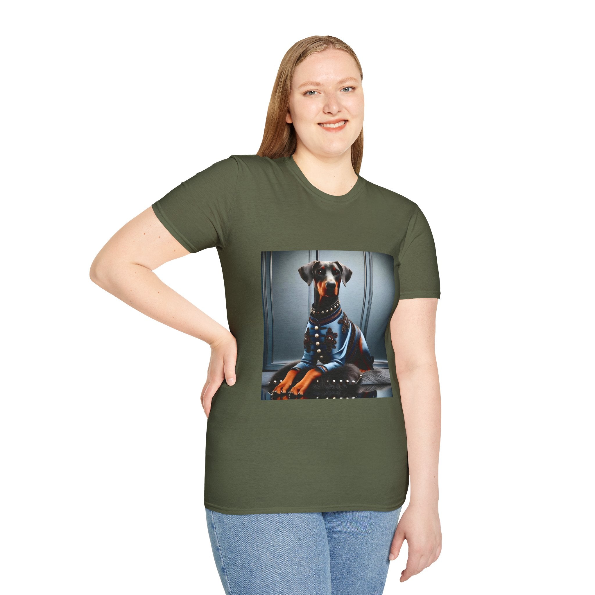 Doberman Pinscher Blue Belle | Unisex Dog T-Shirt