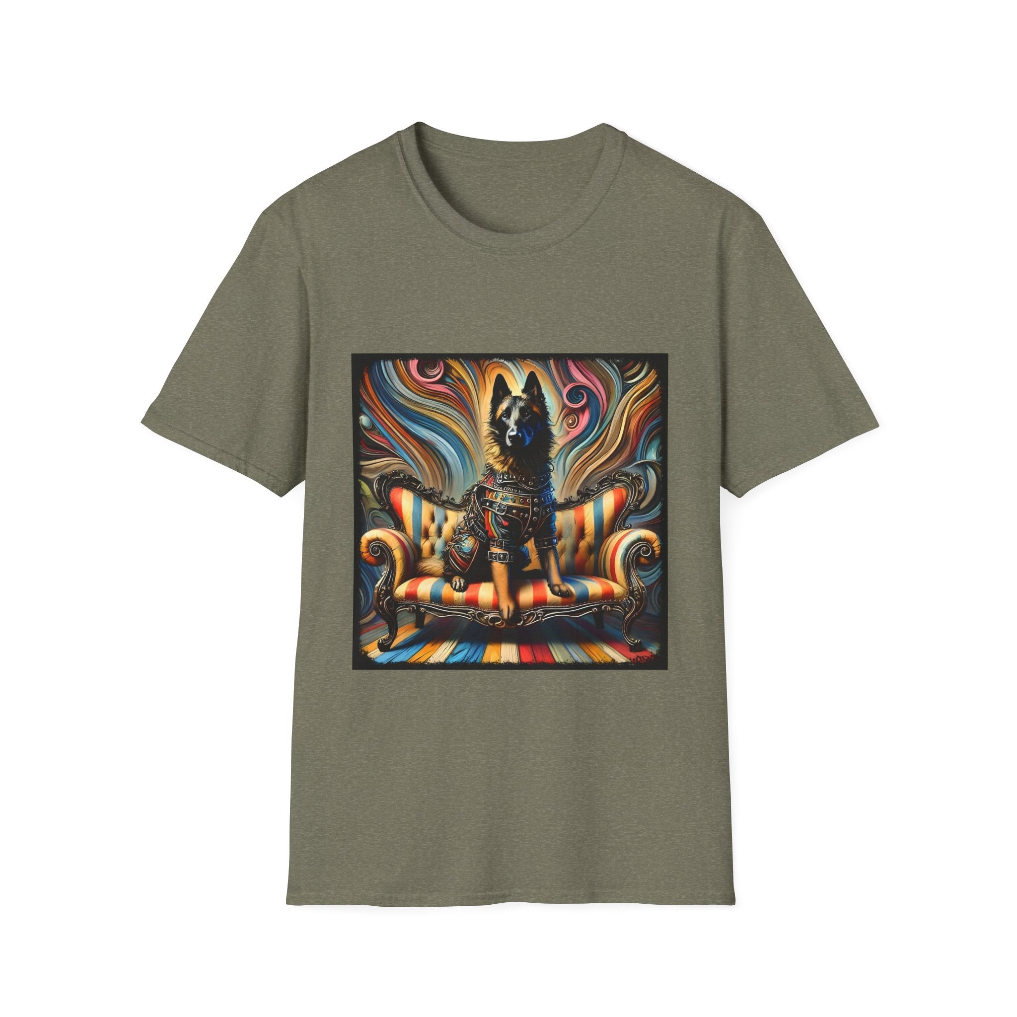 Belgian Malinois Vivid Rocker | Unisex Dog T-Shirt