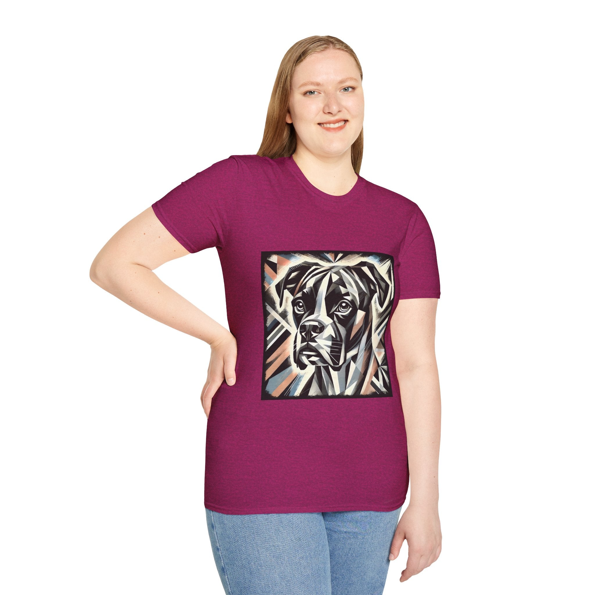 Boxer Bold Geometric | Unisex Dog T-Shirt