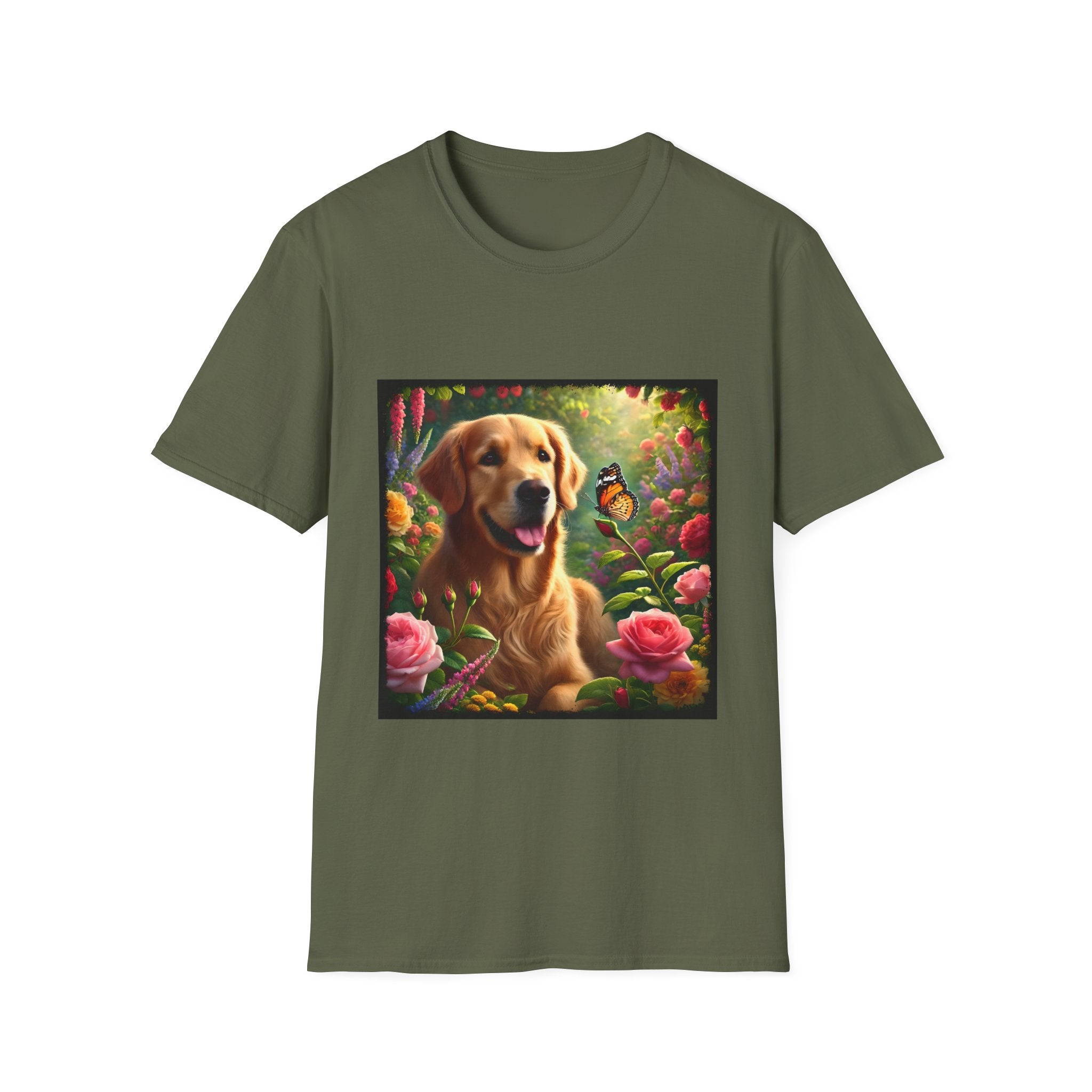 Golden Retriever Shirt | Garden Party Dog Lover Tee