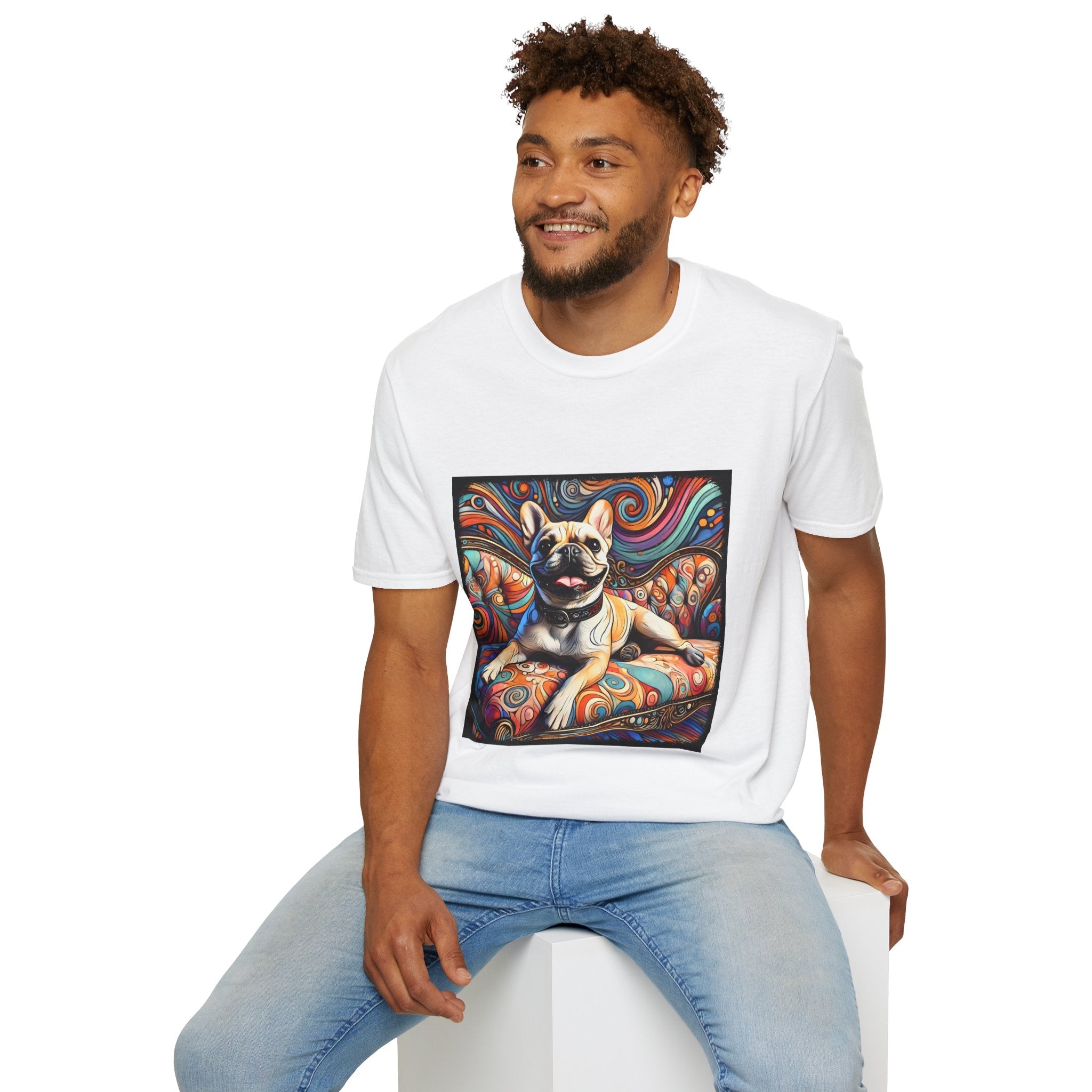 French Bulldog Shirt | Groovy Swirl Dog Lover Tee