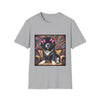 Newfoundland Pink Bow Vivid Rocker | Unisex Dog T-Shirt