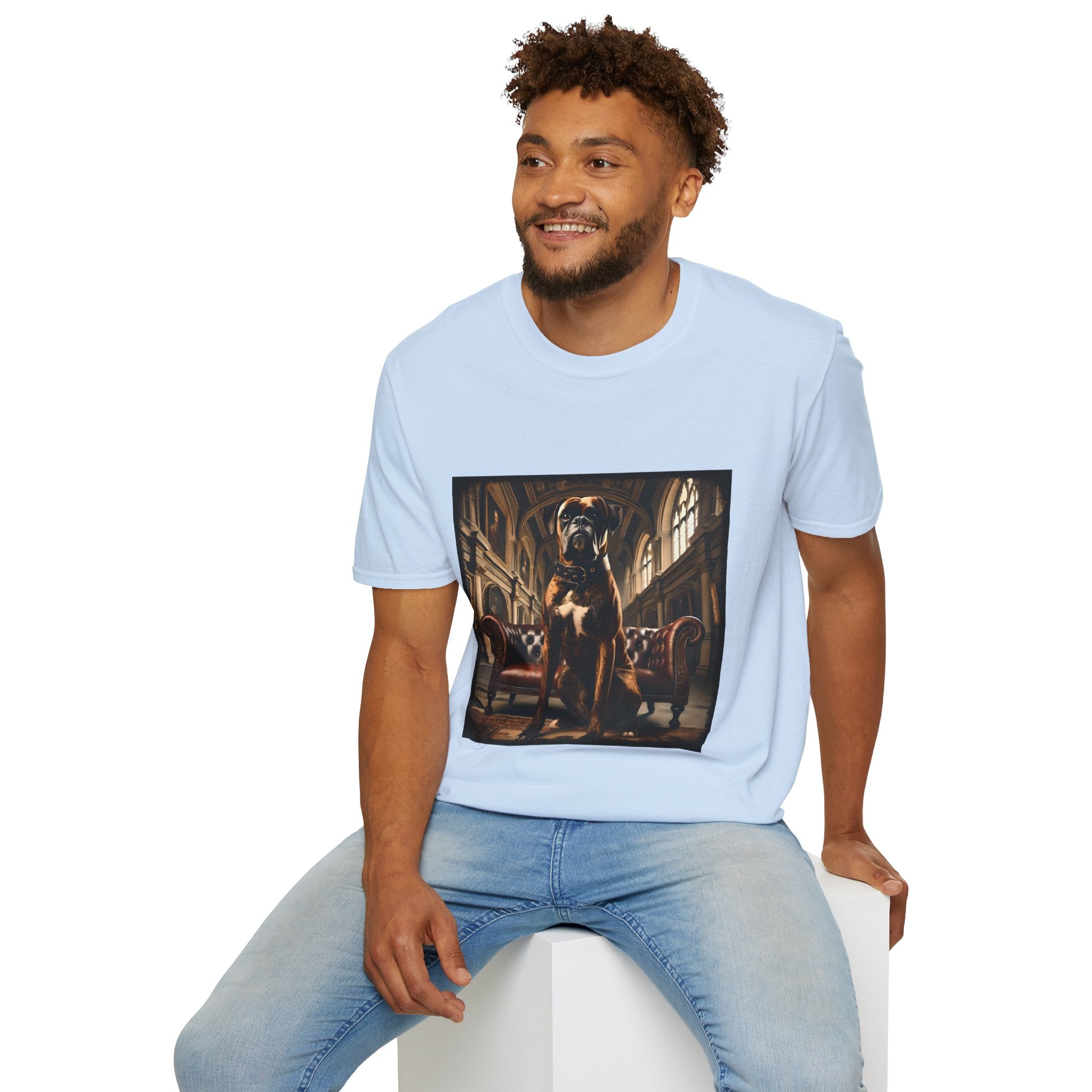 Boxer Poised Prince | Unisex Dog T-Shirt
