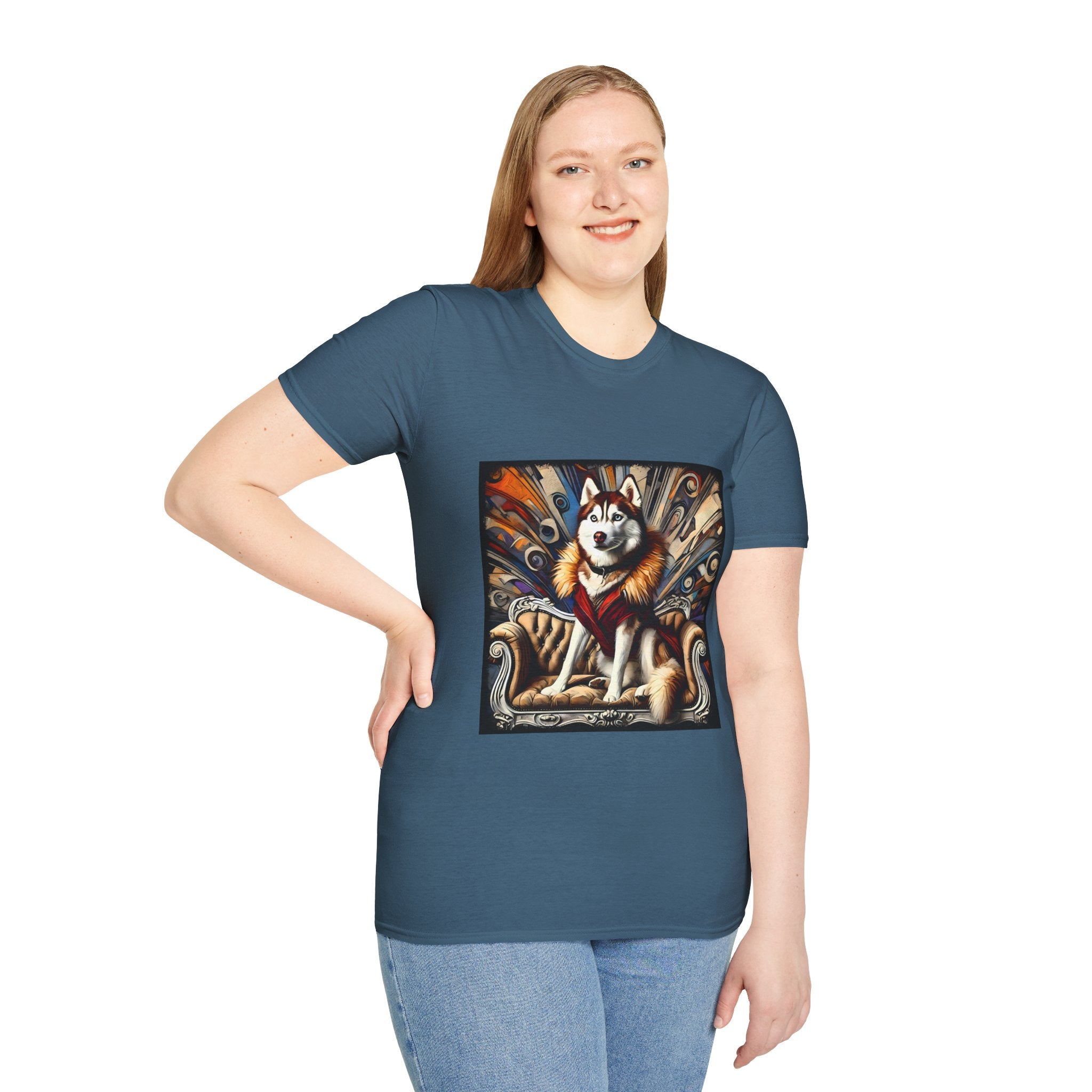 Siberian Husky Bold Rebel | Unisex Dog T-Shirt
