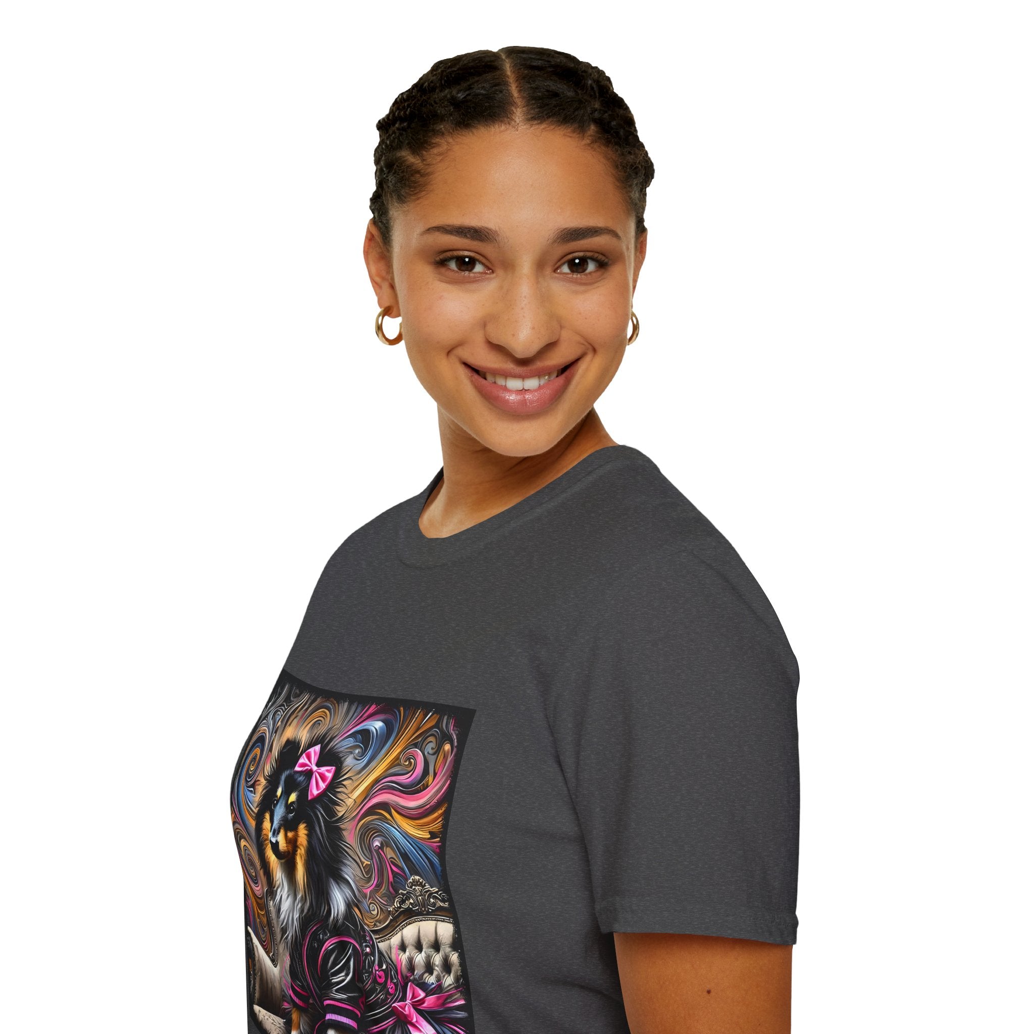 Collie Bold Rocker | Unisex Dog T-Shirt