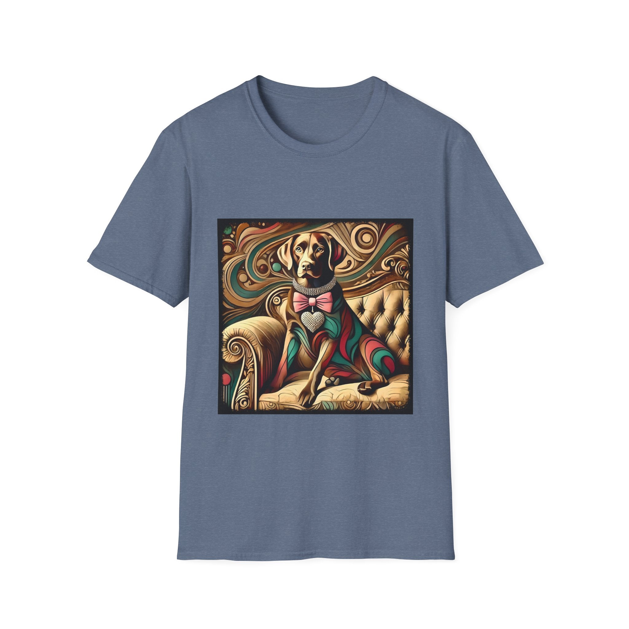 Labrador Retriever Warm Diamond Swirl | Unisex Dog T-Shirt