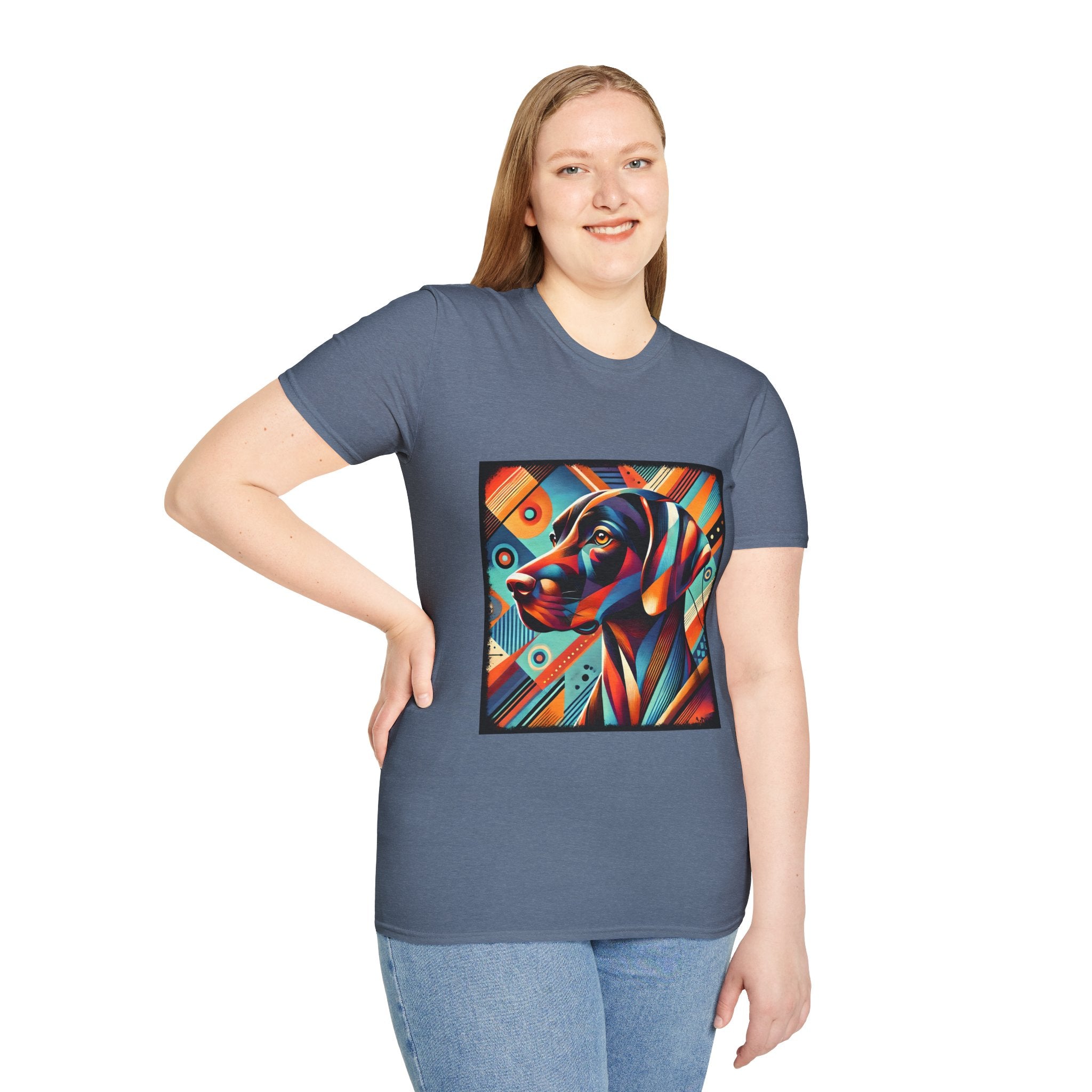 German Shorthaired Pointer Bold Geometric | Unisex Dog T-Shirt