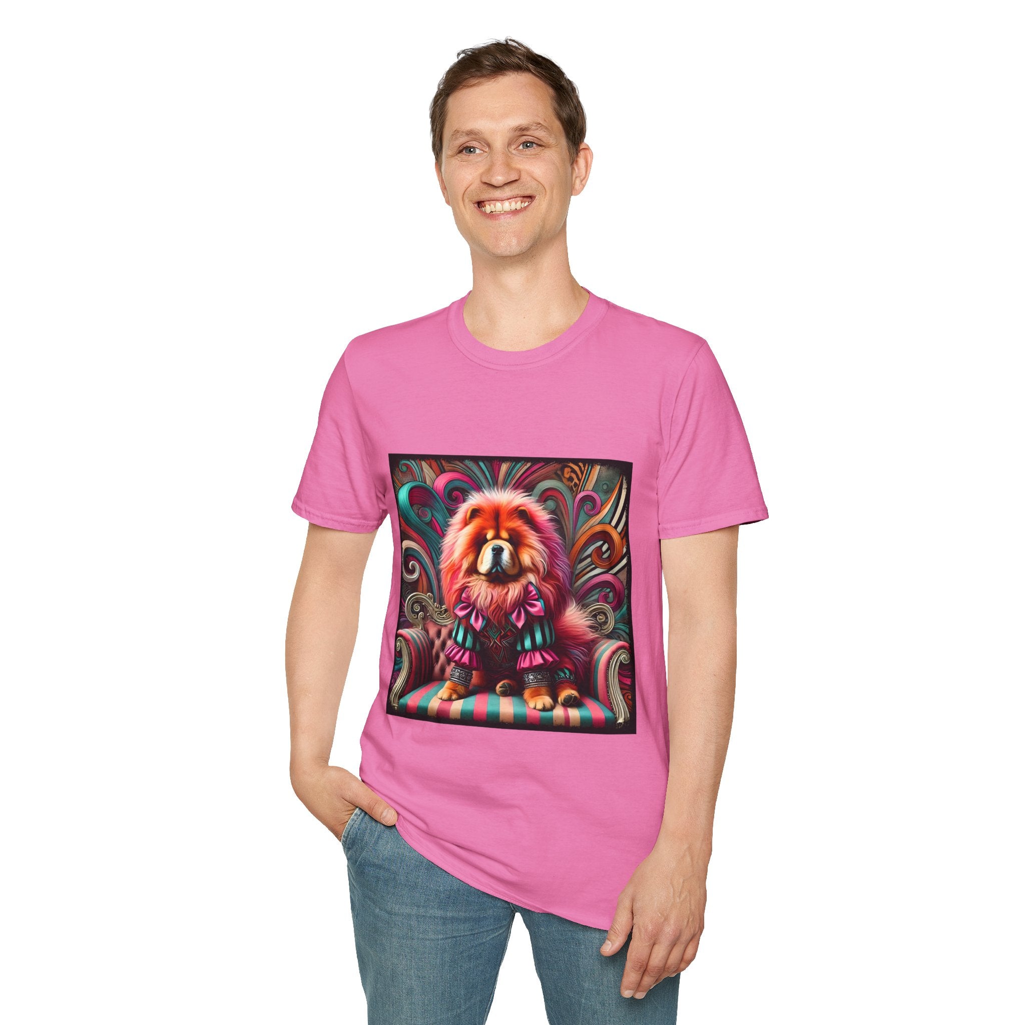 Chow Chow Pink Rocker | Unisex Dog T-Shirt