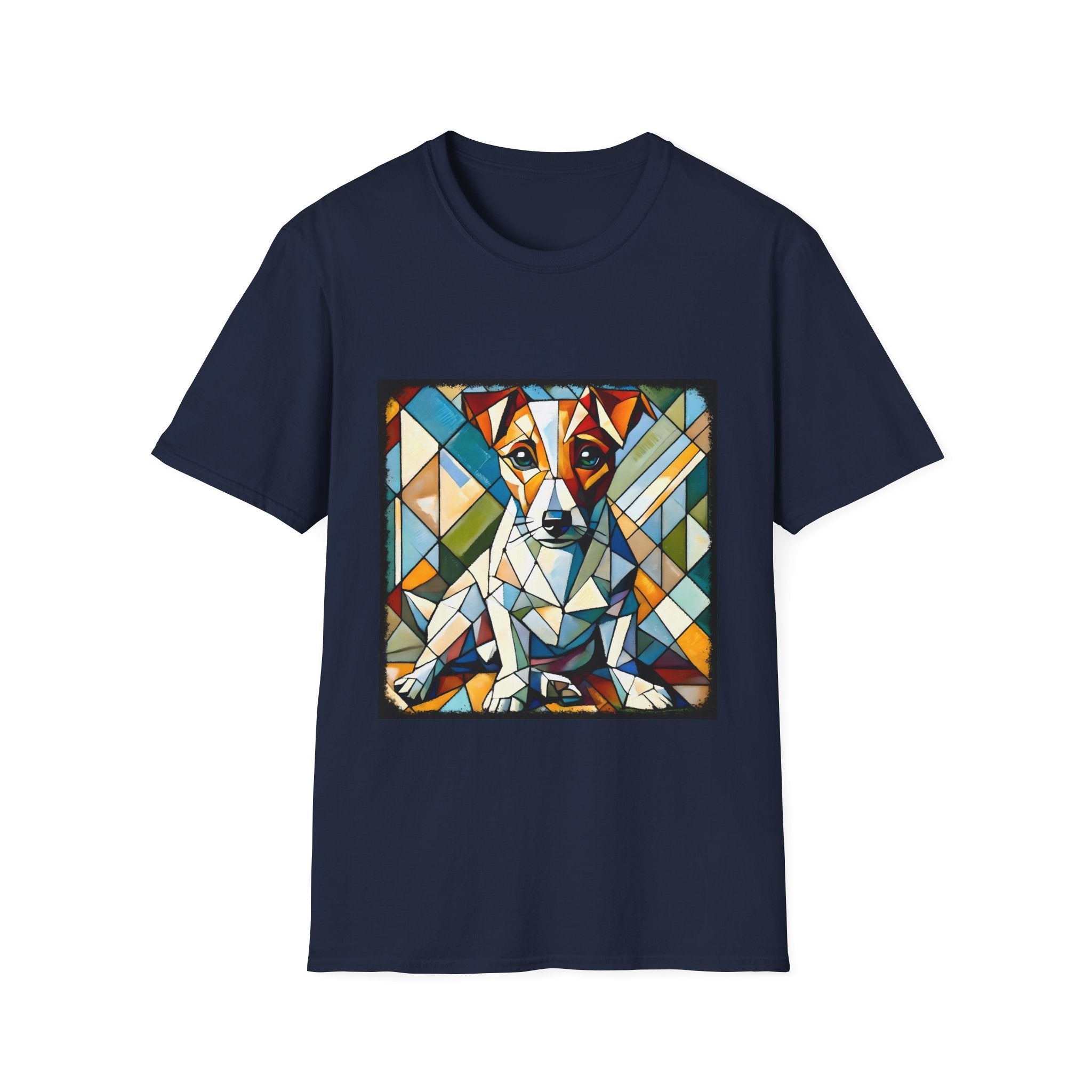 Jack Russell Terrier Bold Geometric | Unisex Dog T-Shirt