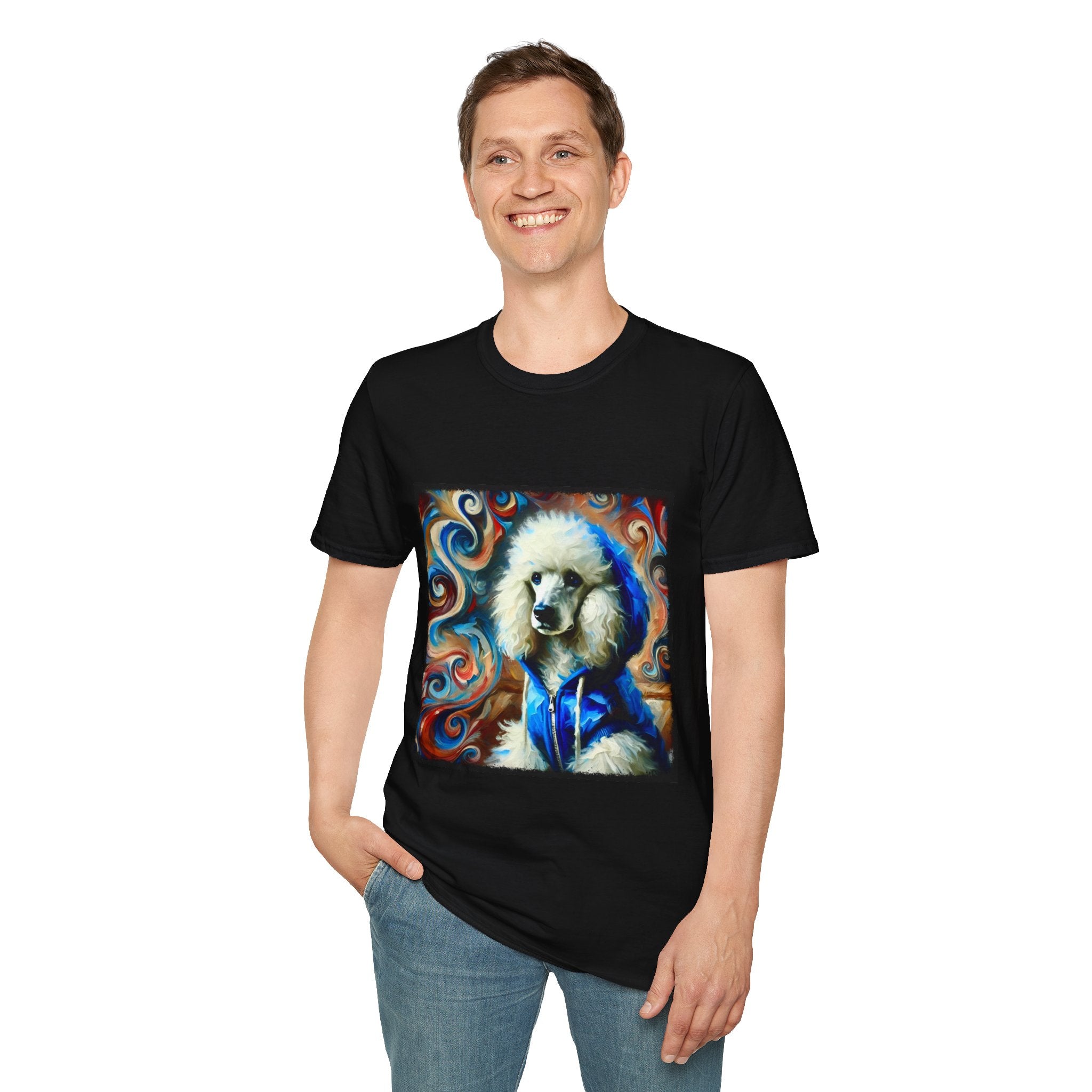 Poodle Street Style Swirl | Unisex Dog T-Shirt